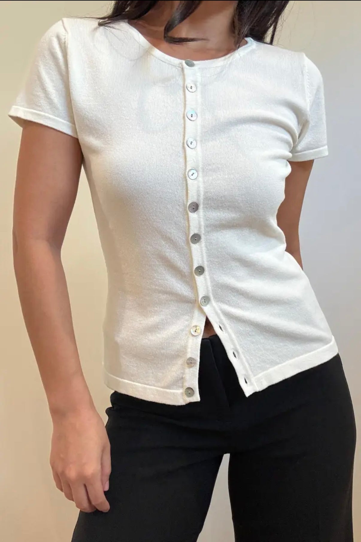 ASHTON BUTTON UP TOP - Esther Penn