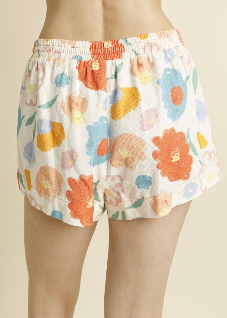 FALLING PETALS SHORTS