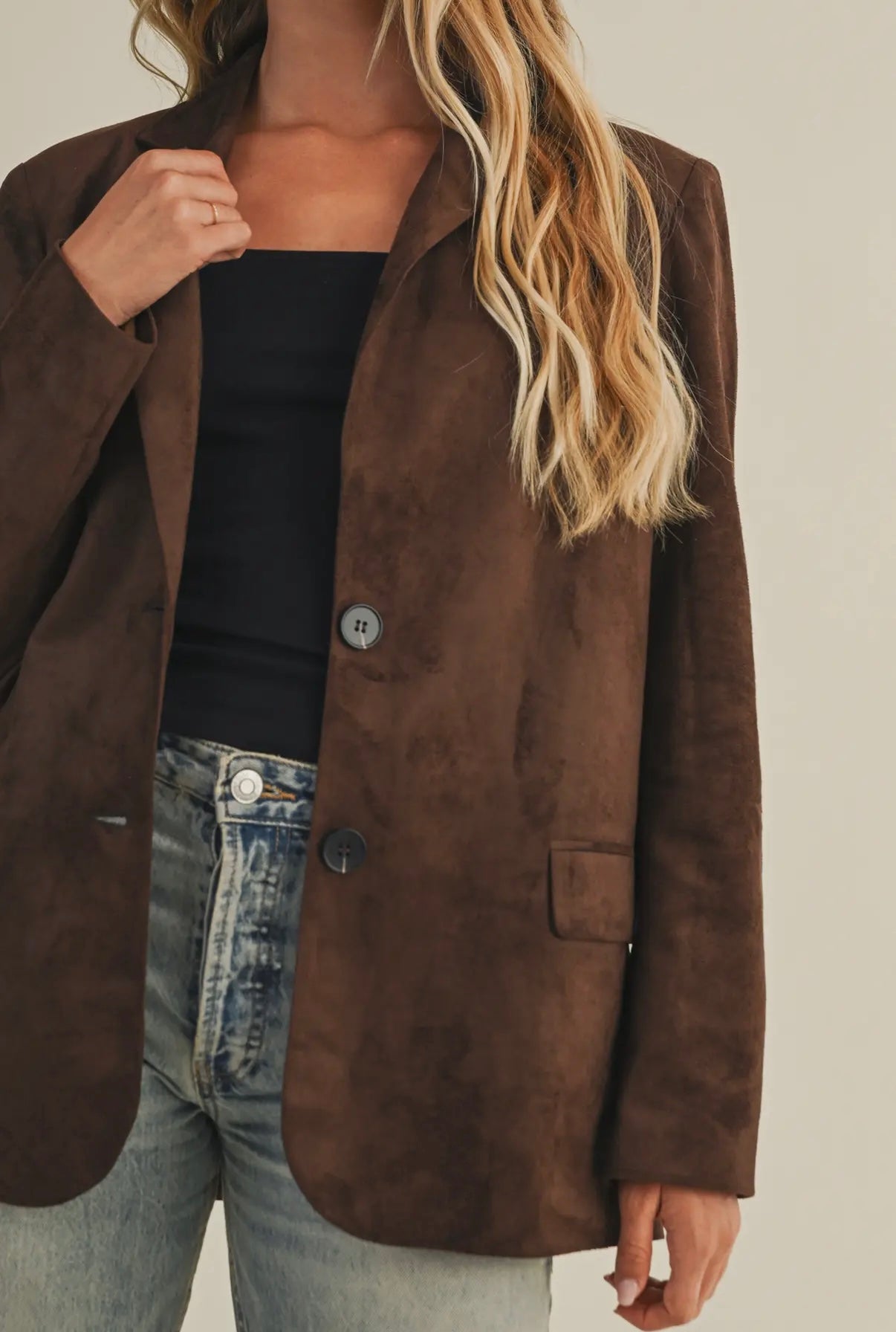 MARIANNE SUEDE BLAZER