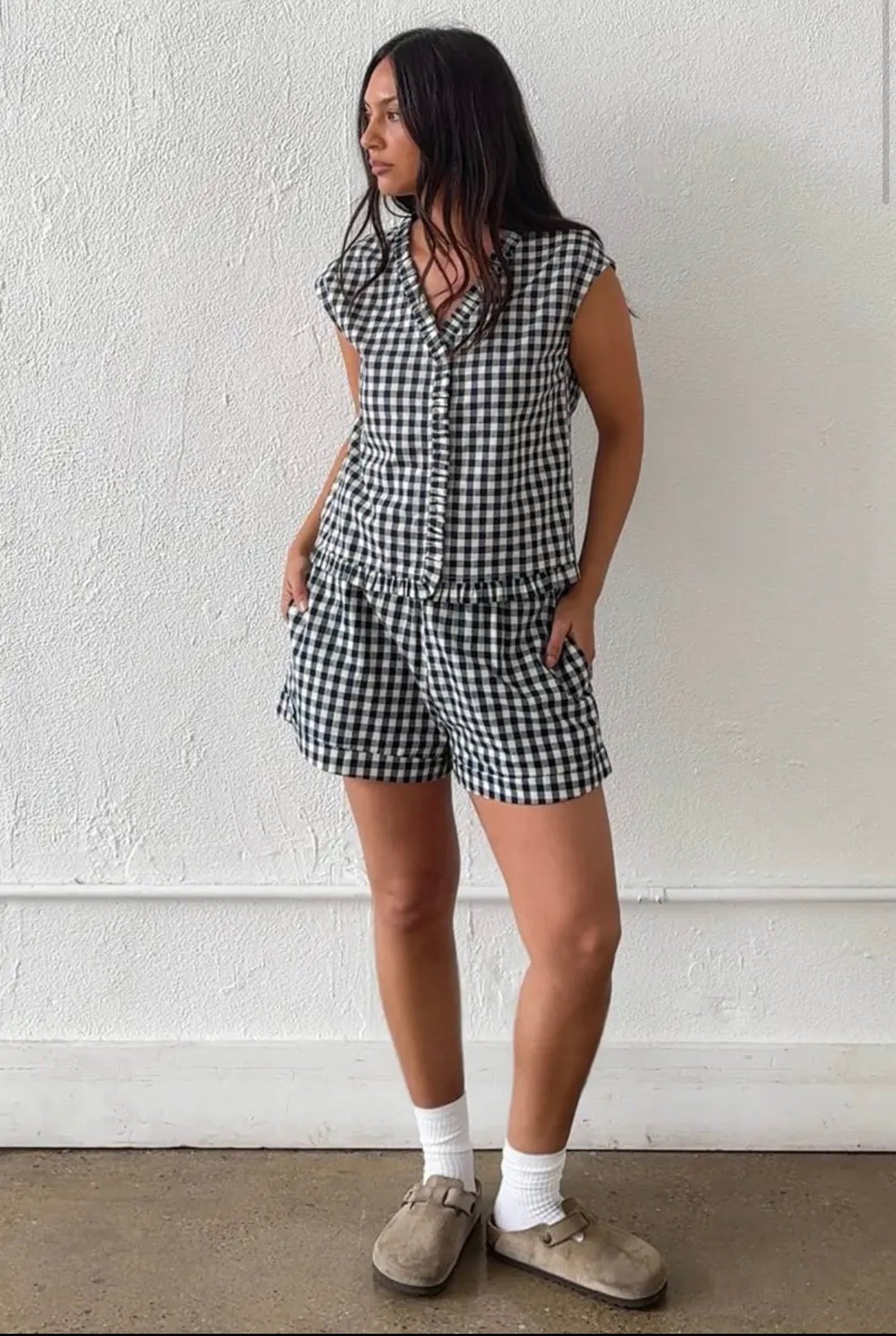 SUNDANCE GINGHAM SHORTS - Esther Penn