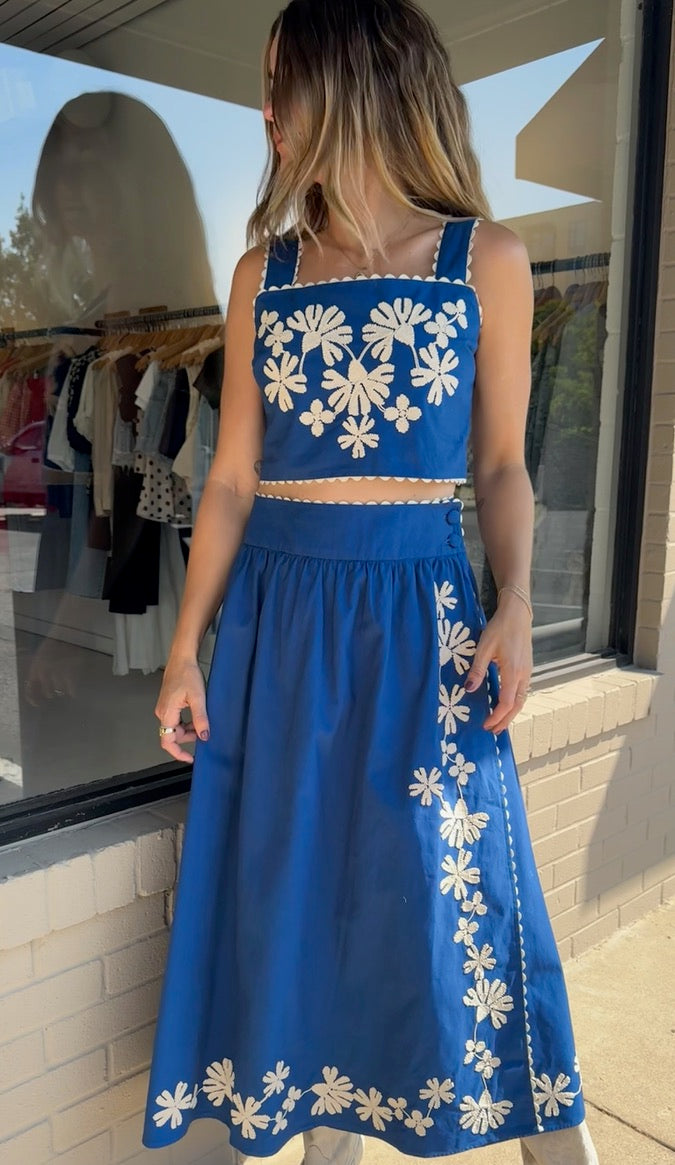 WINTER BLUES SKIRT