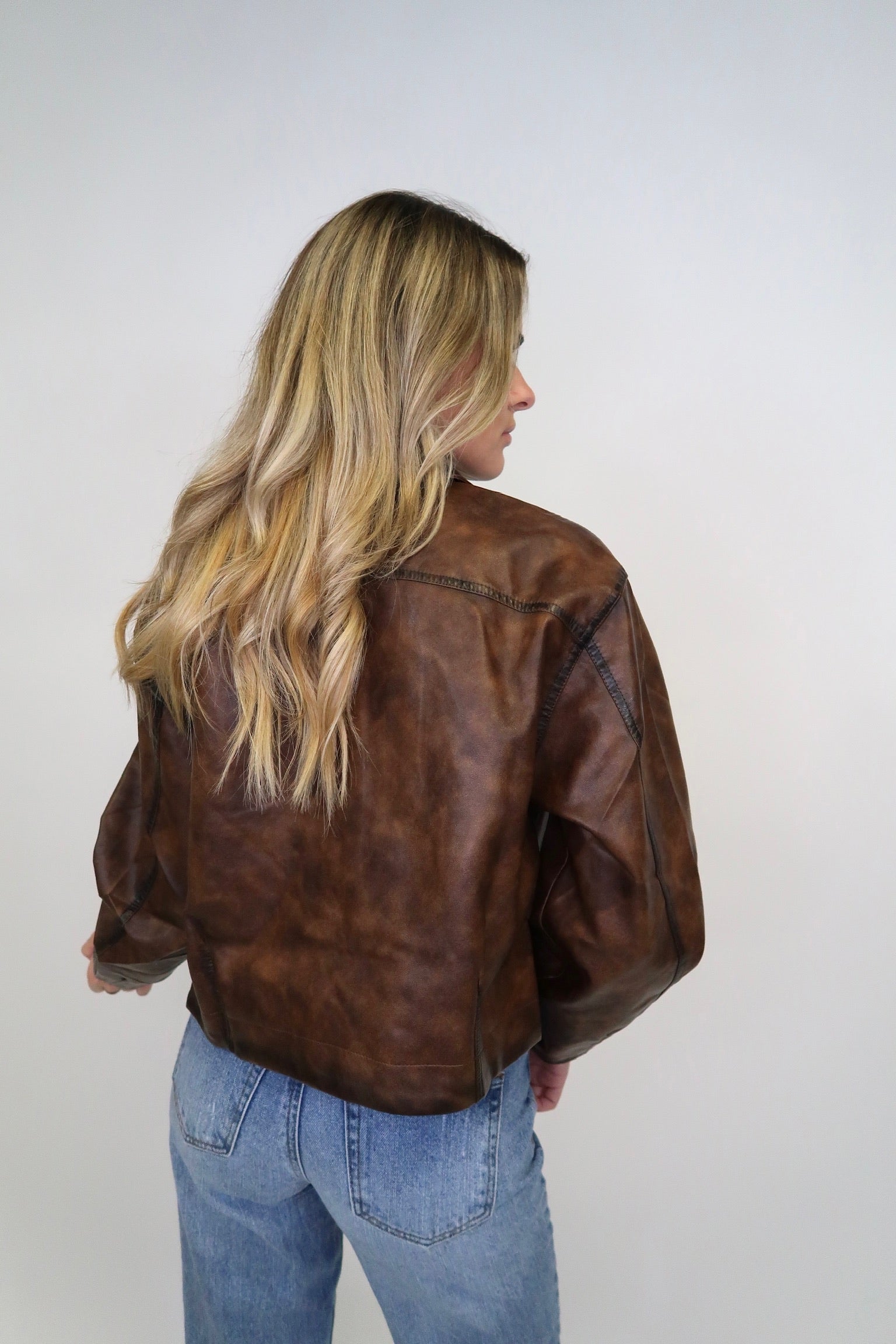 THE AGENCY LEATHER JACKET