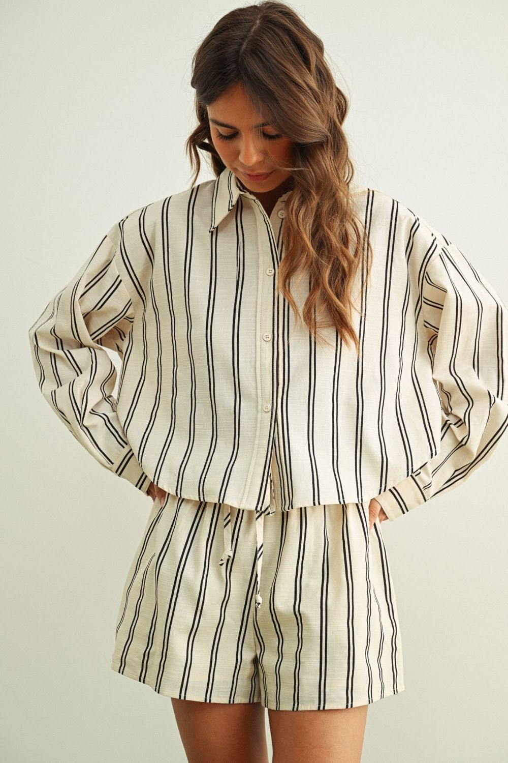 STELLA STRIPED SHORTS - Esther Penn
