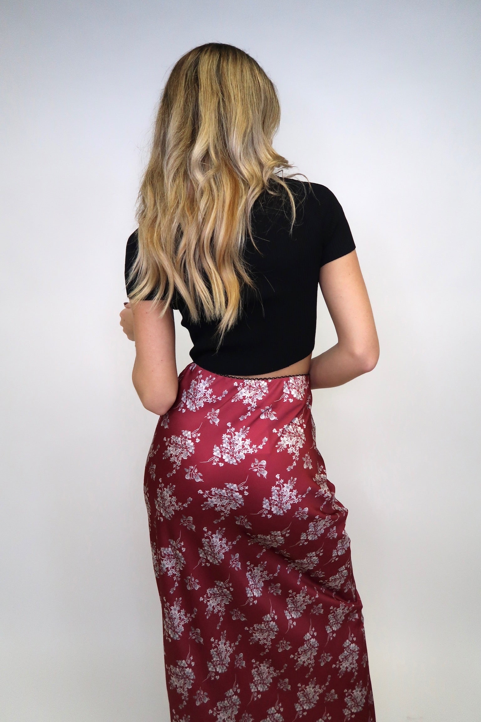 BLOSSOMING MAXI SKIRT