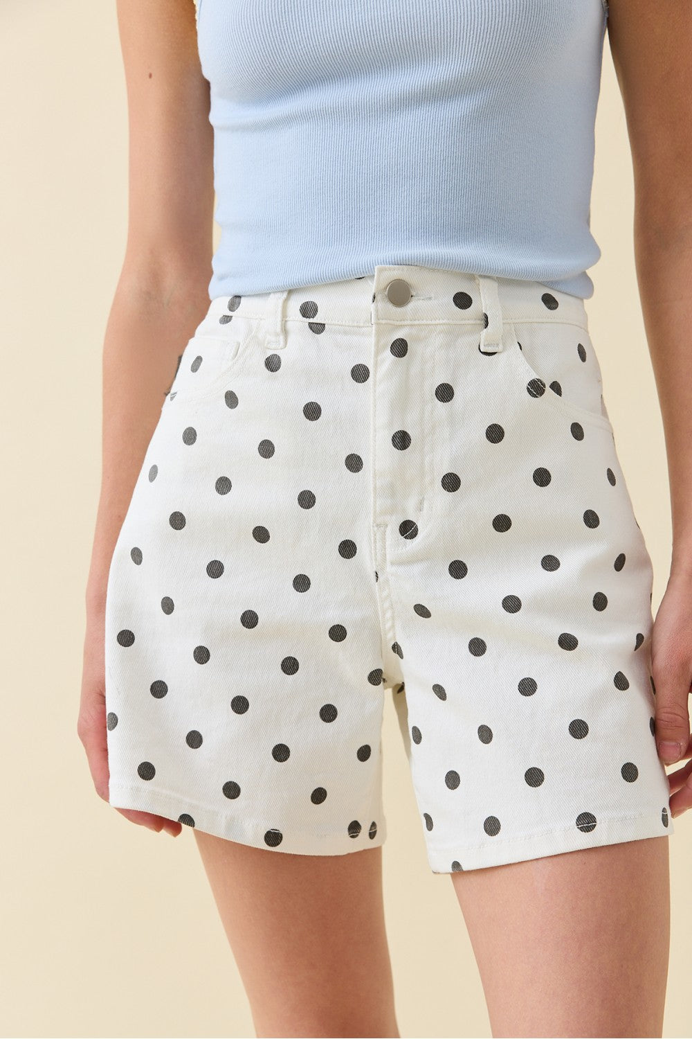DOTTIE DENIM SHORTS