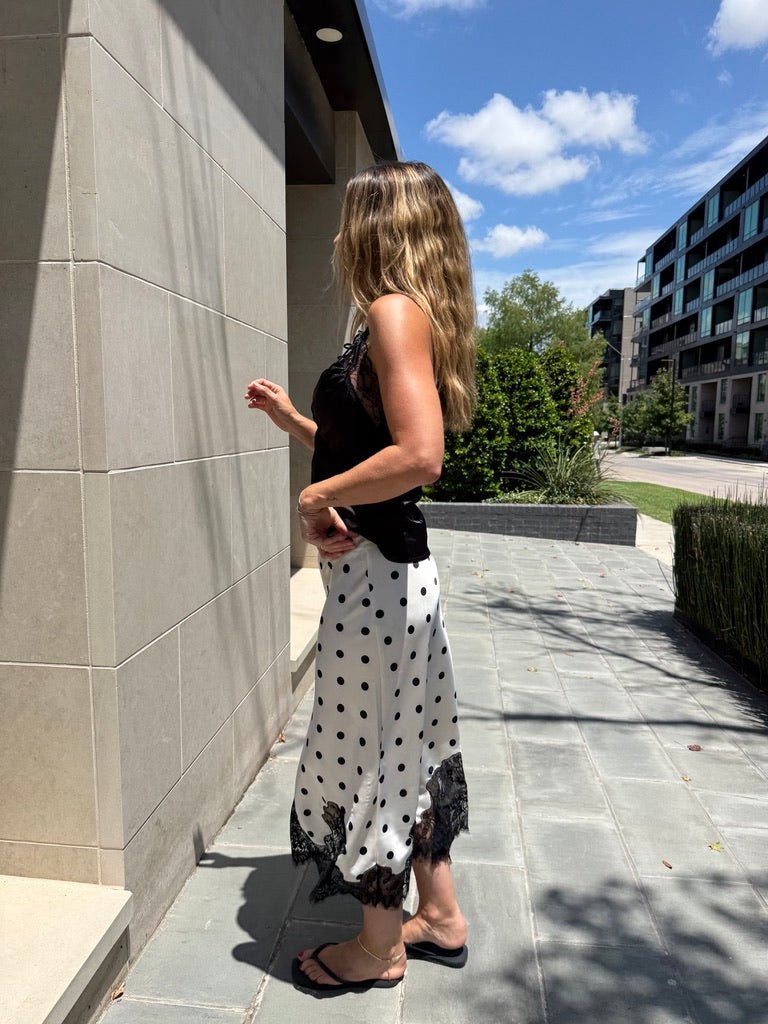POLKA DOT LACE SKIRT - Esther Penn