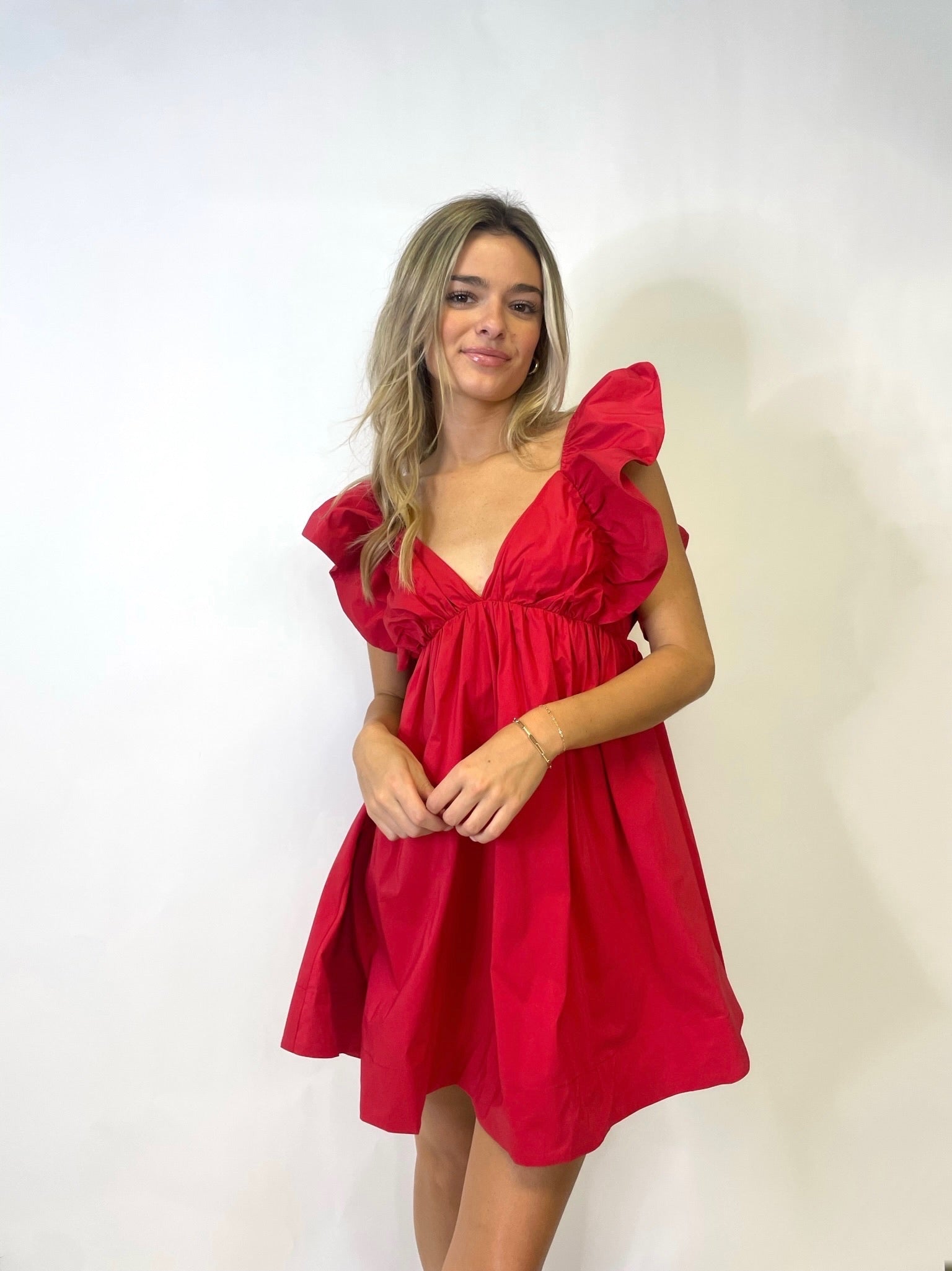 THE NELLIE RUFFLE DRESS