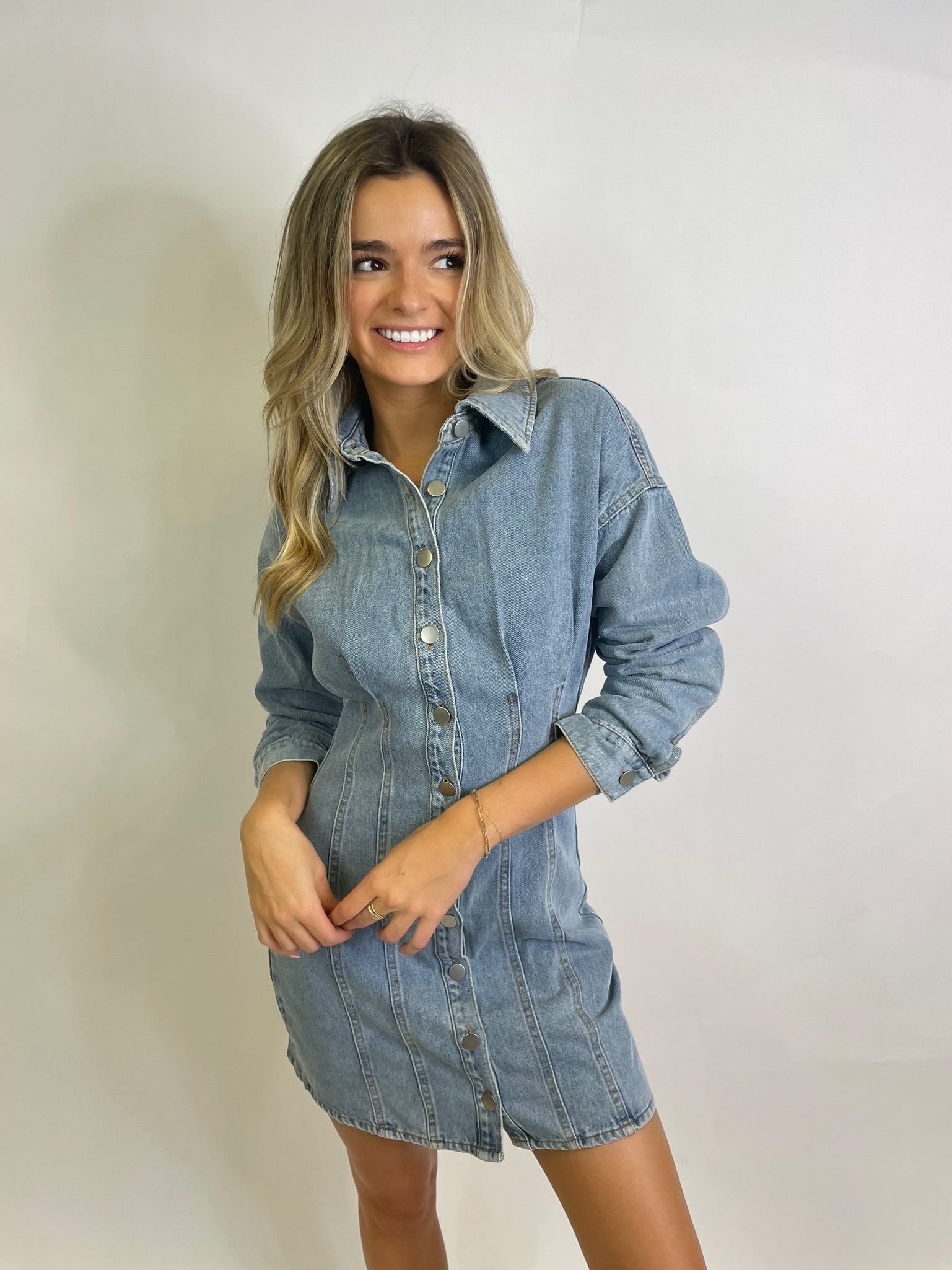THE DARLIN’ DENIM DRESS