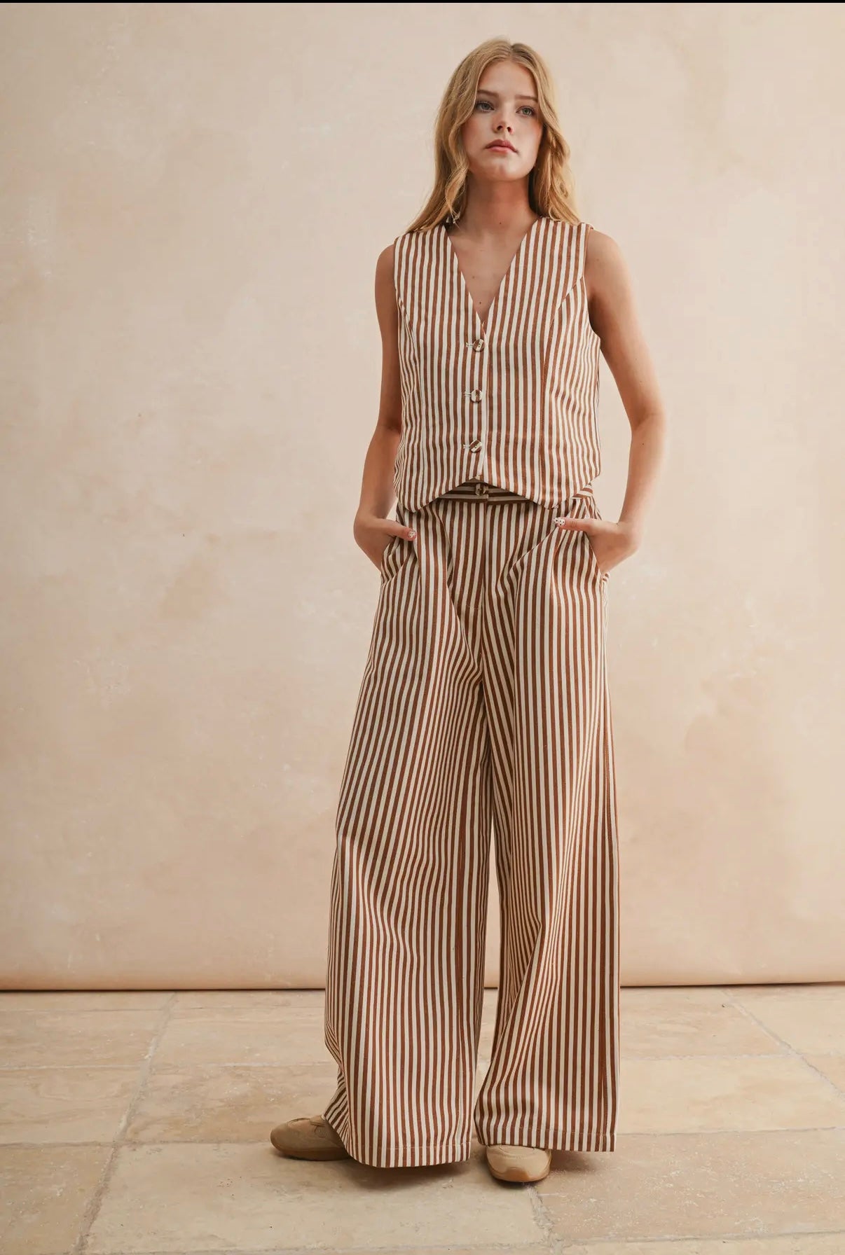 CAMDEN STRIPED PANTS