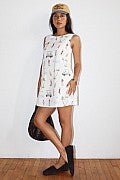 GOLF PRINT MINI DRESS - Esther Penn
