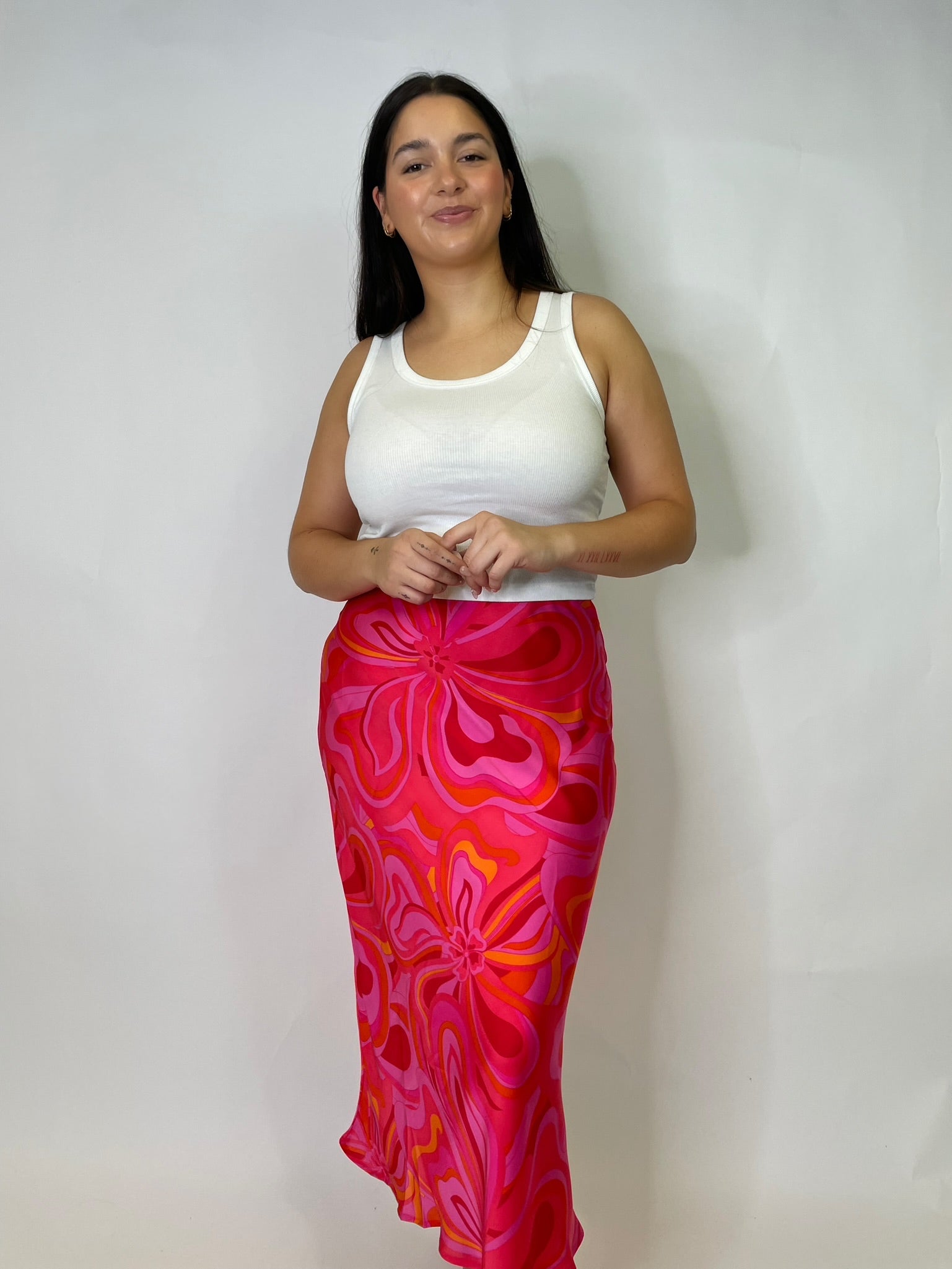 THE GROOVY MIDI SKIRT