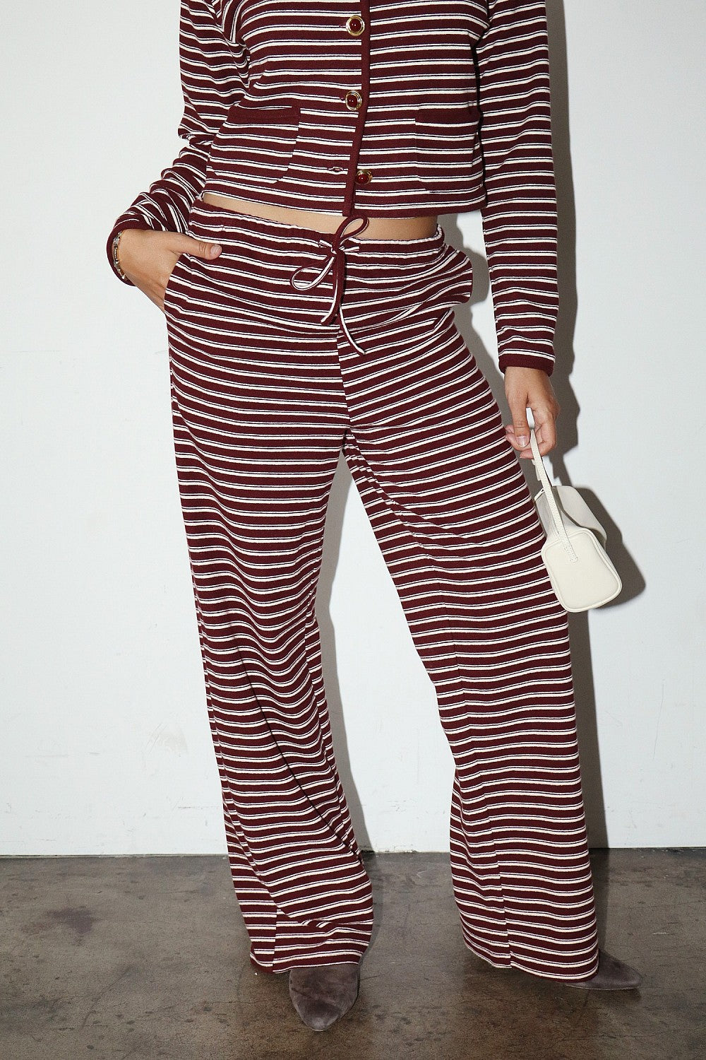 BURGUNDY PANTS