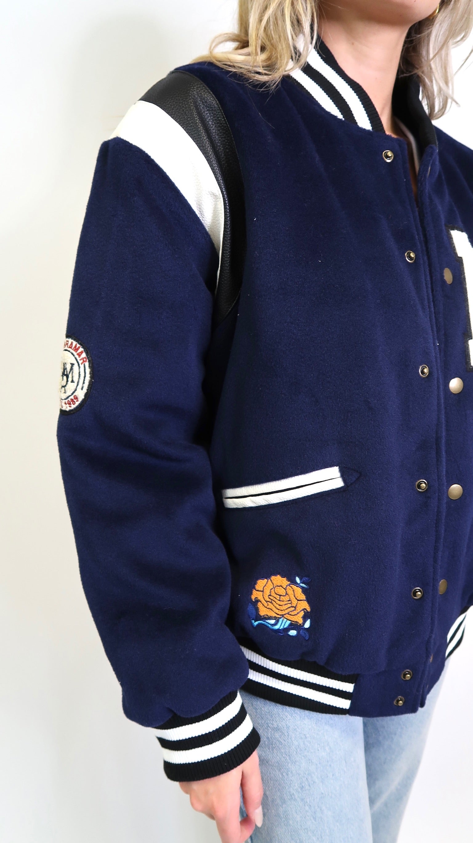 THE PATCHWORK VARSITY JACKET