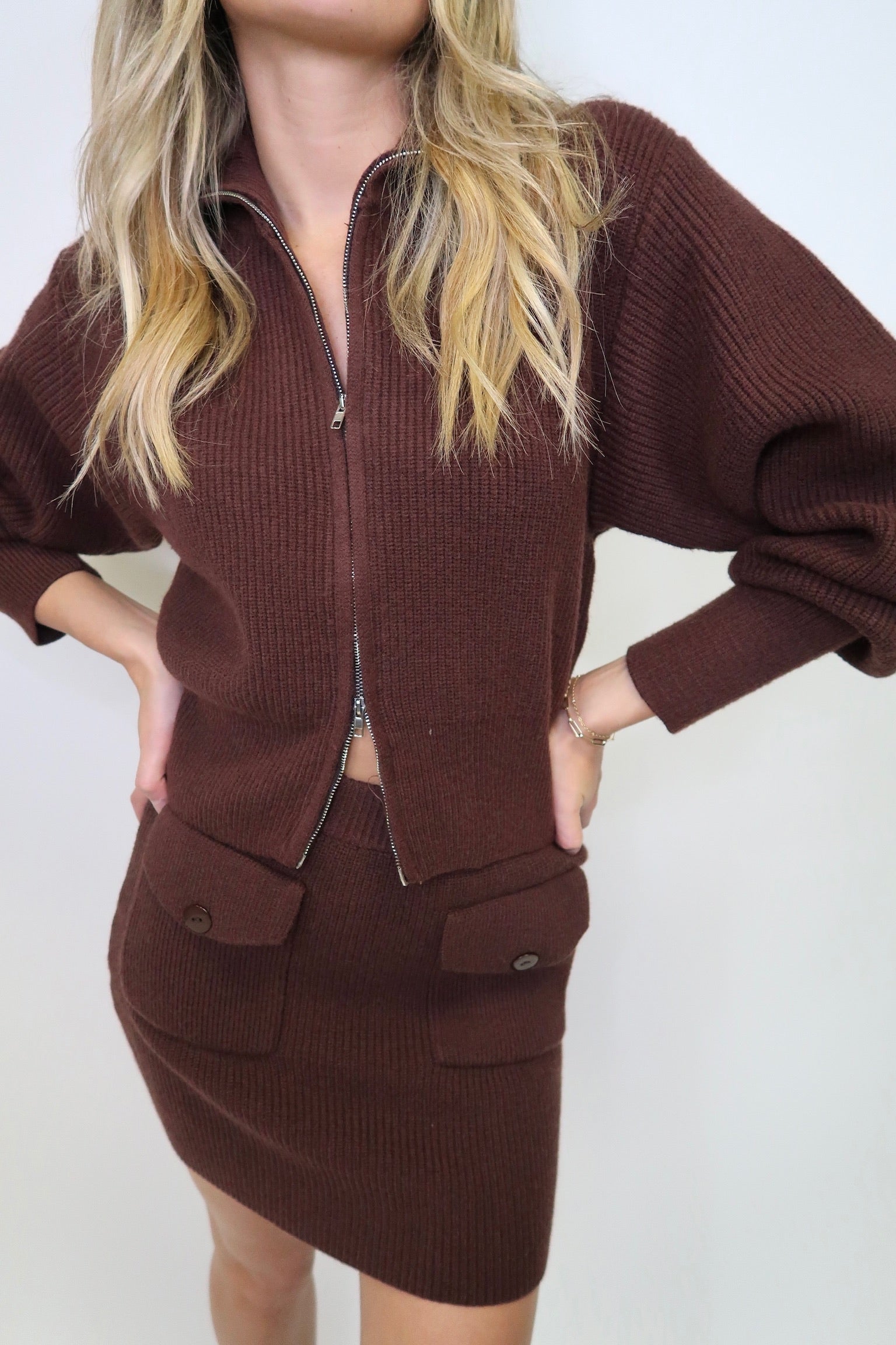 ZIP IT CARDIGAN