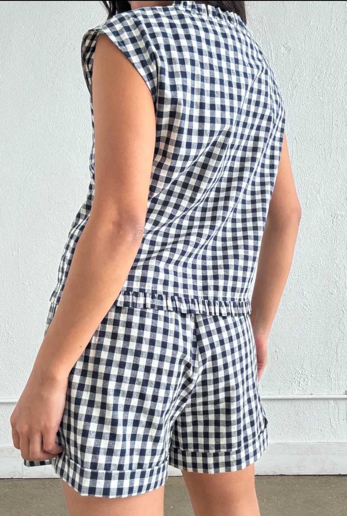 SUNDANCE GINGHAM SHORTS - Esther Penn