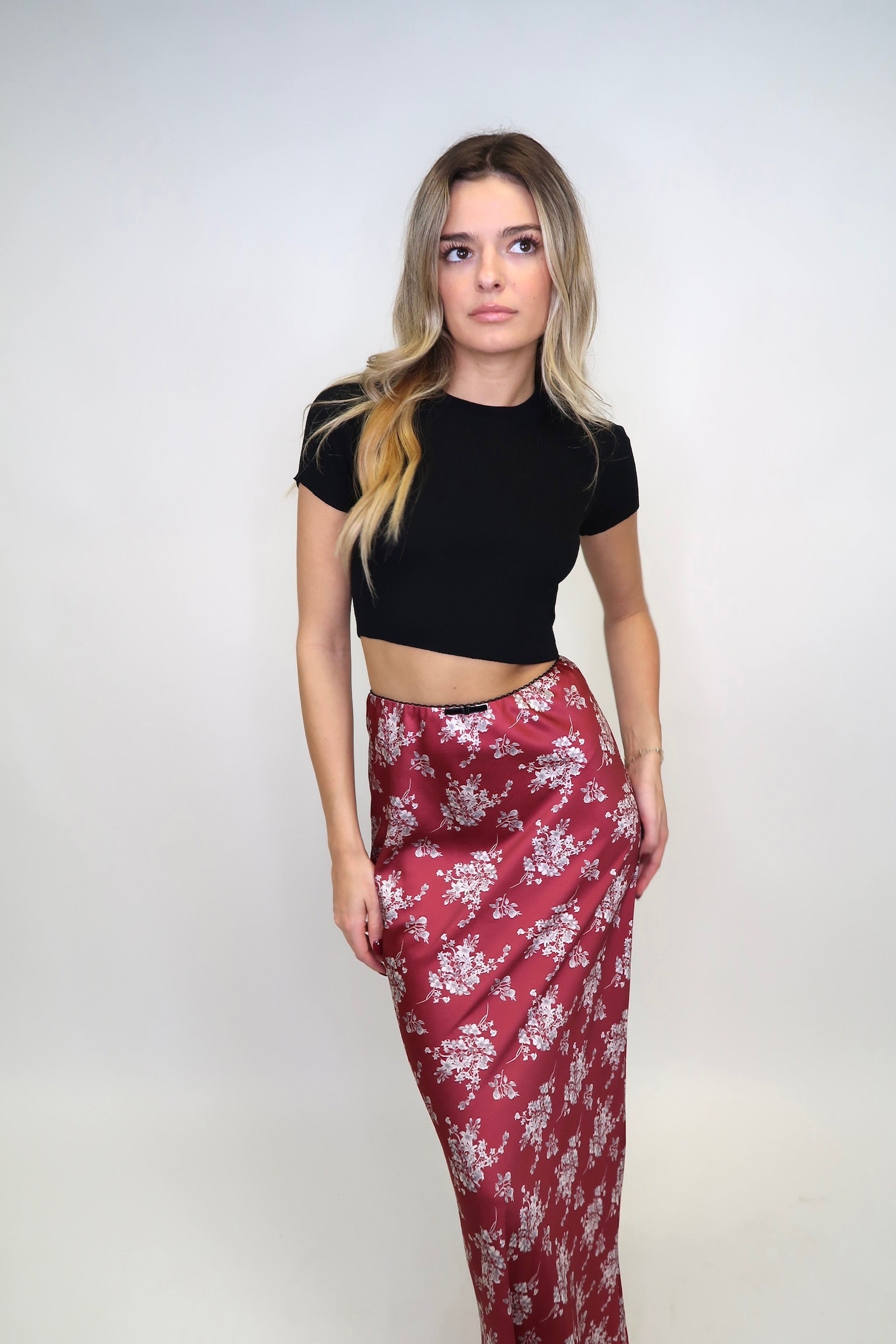 BLOSSOMING MAXI SKIRT