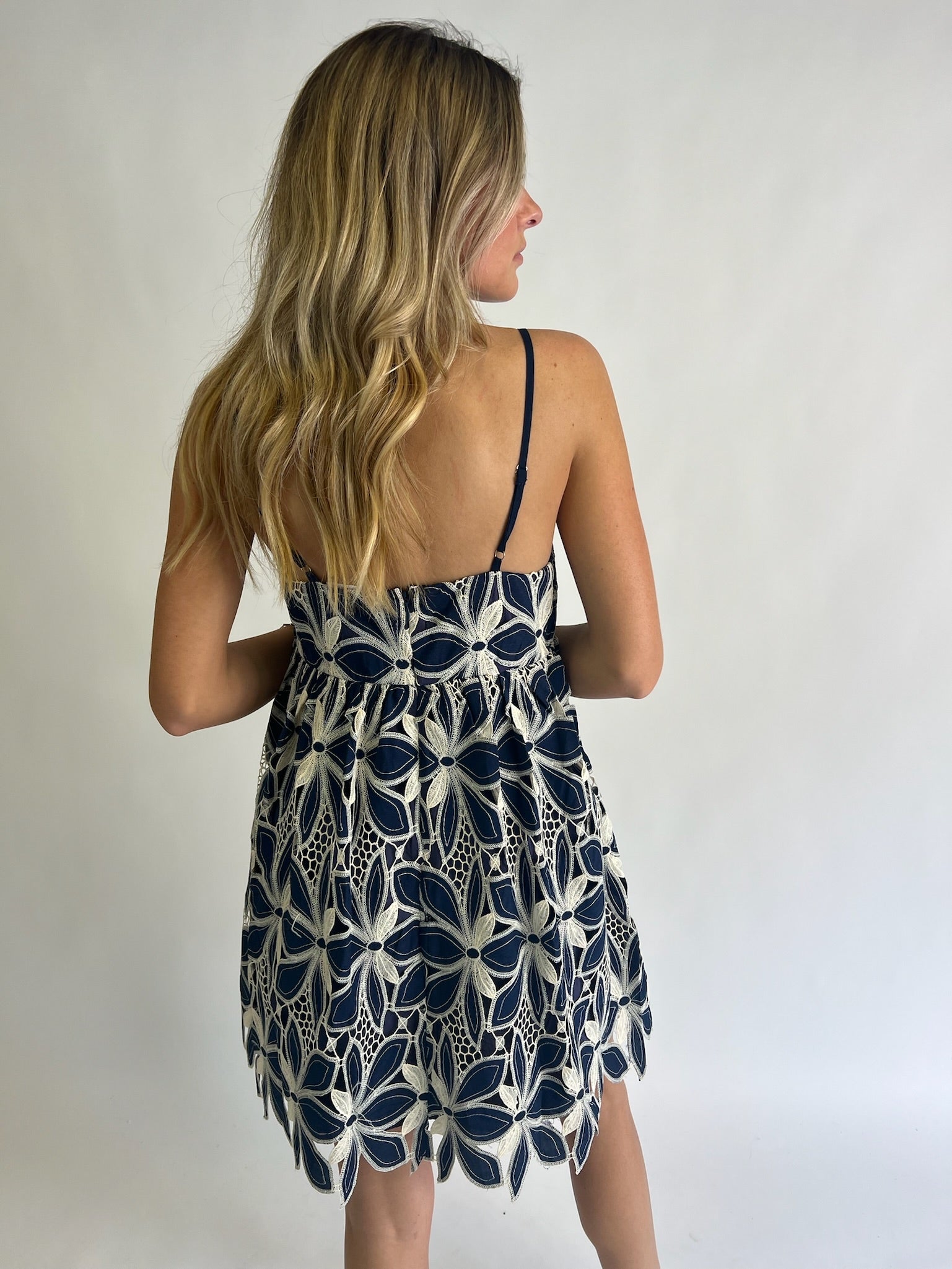 THE CLAIRE EMBORIDERED DRESS