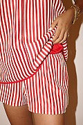 STRIPED CHILI ROMPER