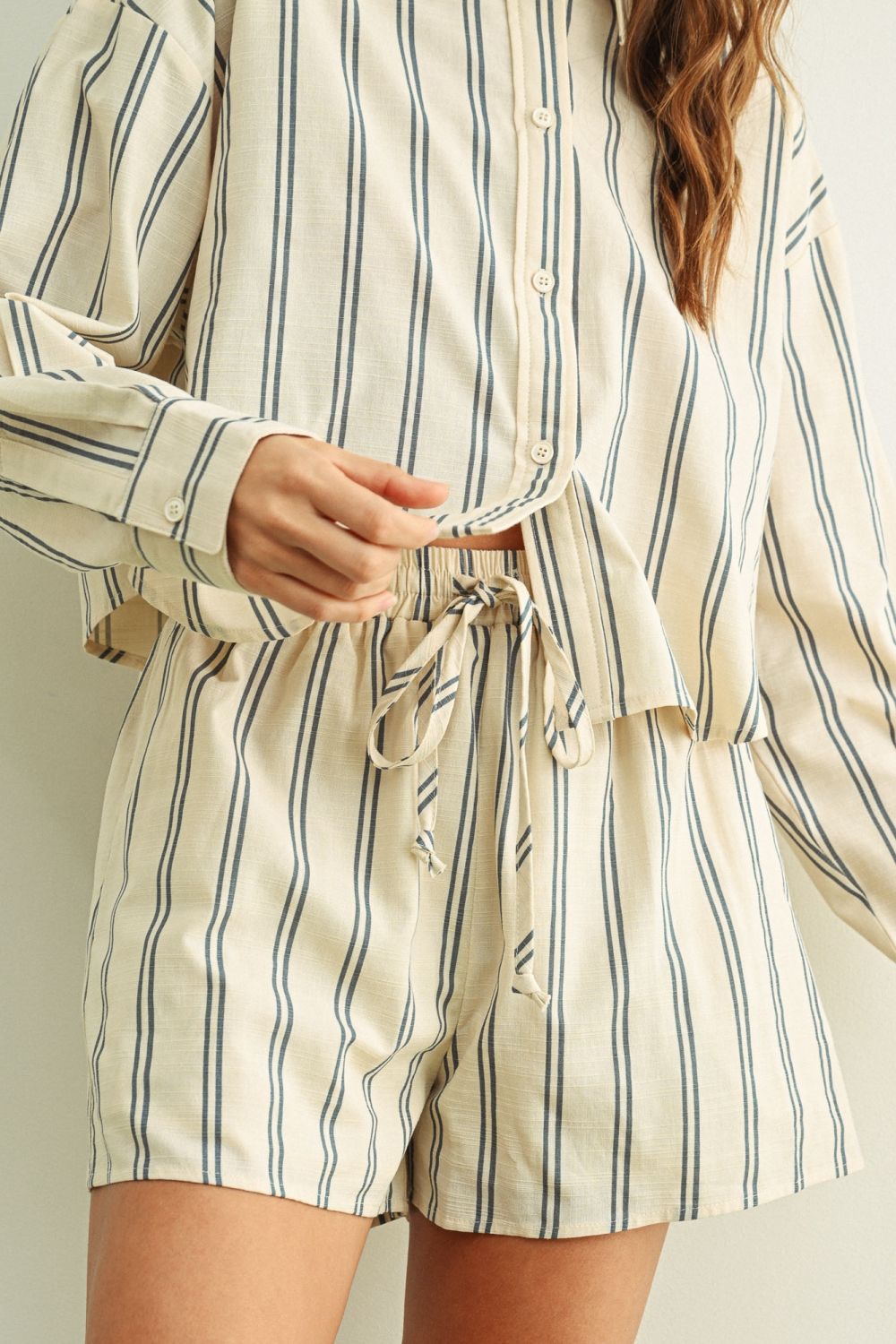 STELLA STRIPED SHORTS - Esther Penn