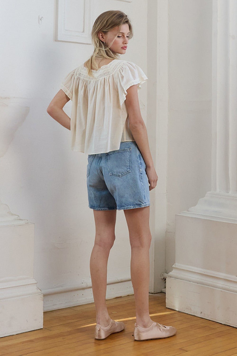 AMELIA PINTUCK BLOUSE - Esther Penn