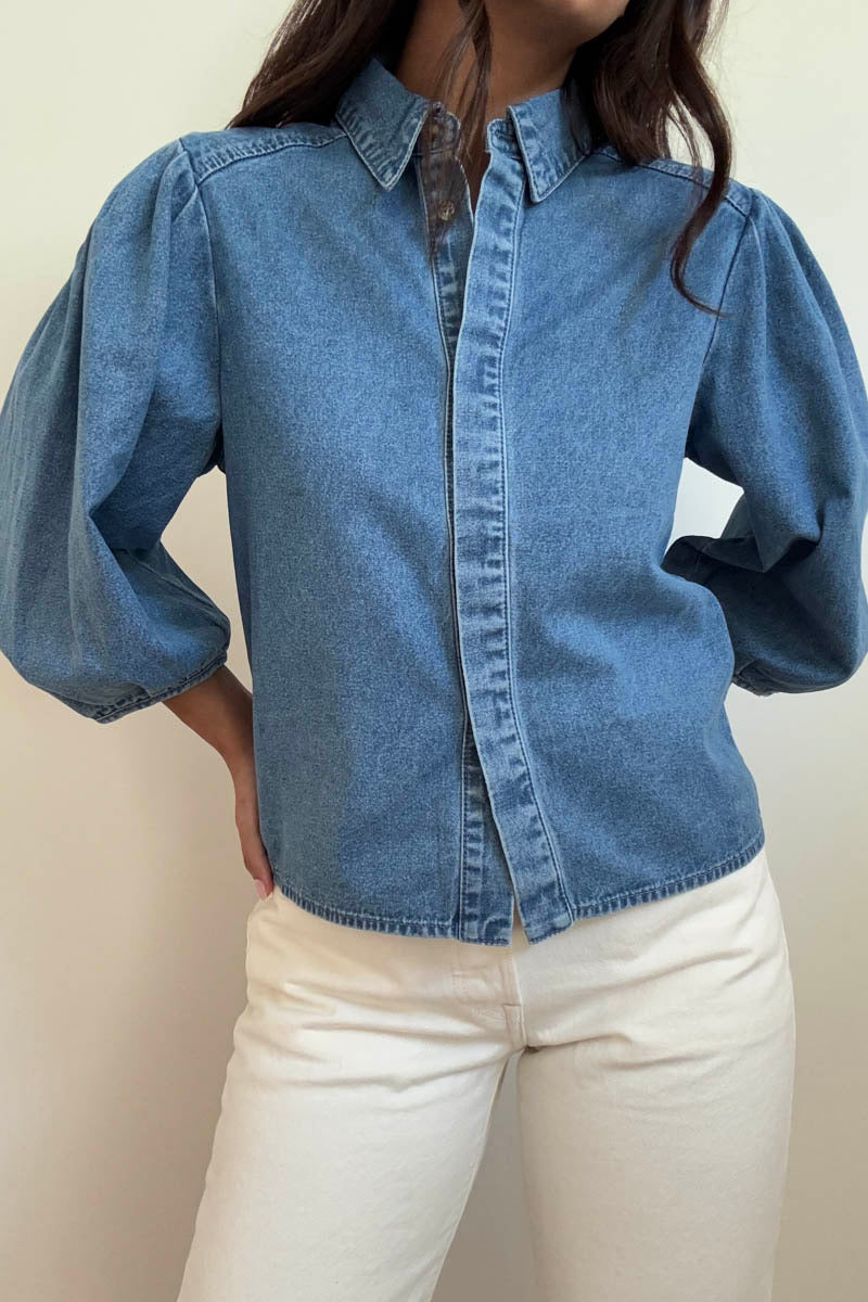 YOUR FAVORITE DENIM TOP