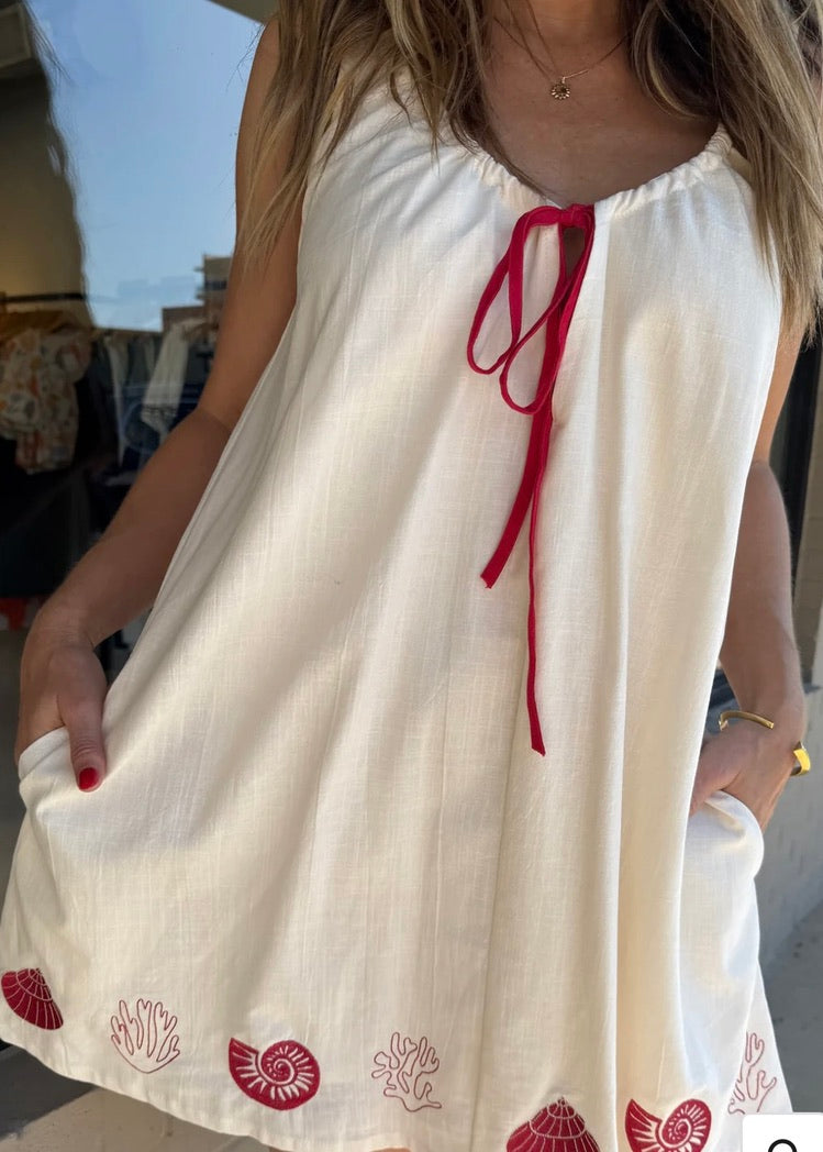 SHE SELLS SEASHELLS MINI DRESS