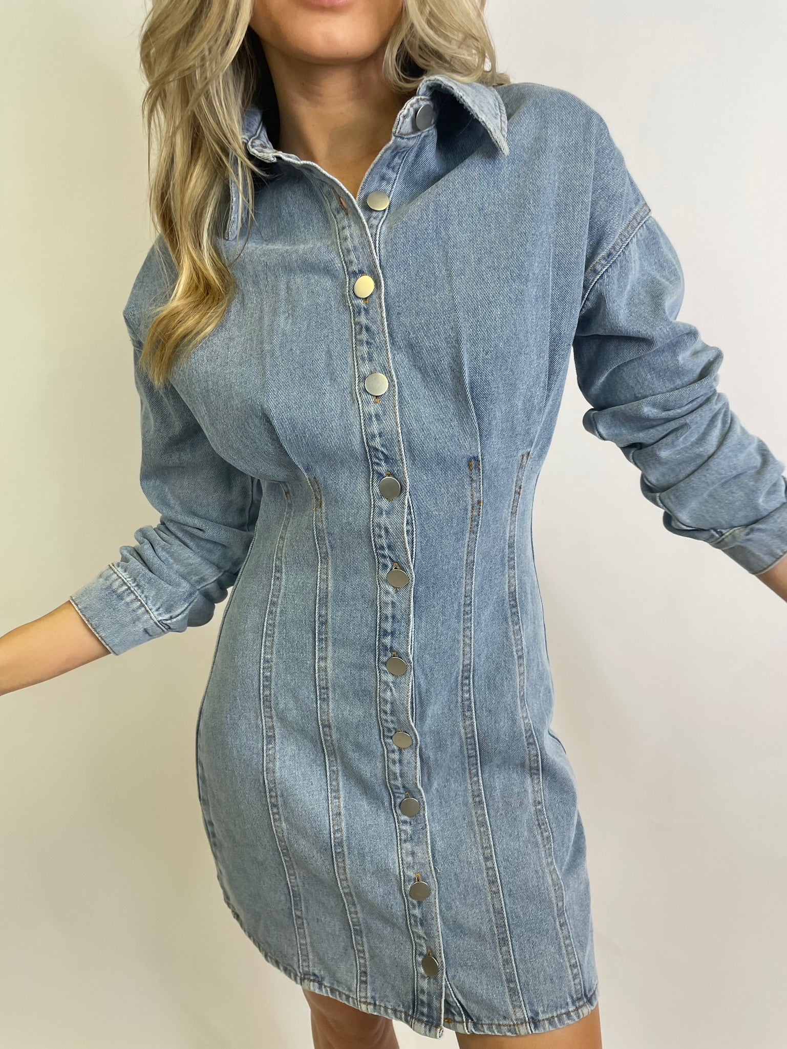THE DARLIN’ DENIM DRESS