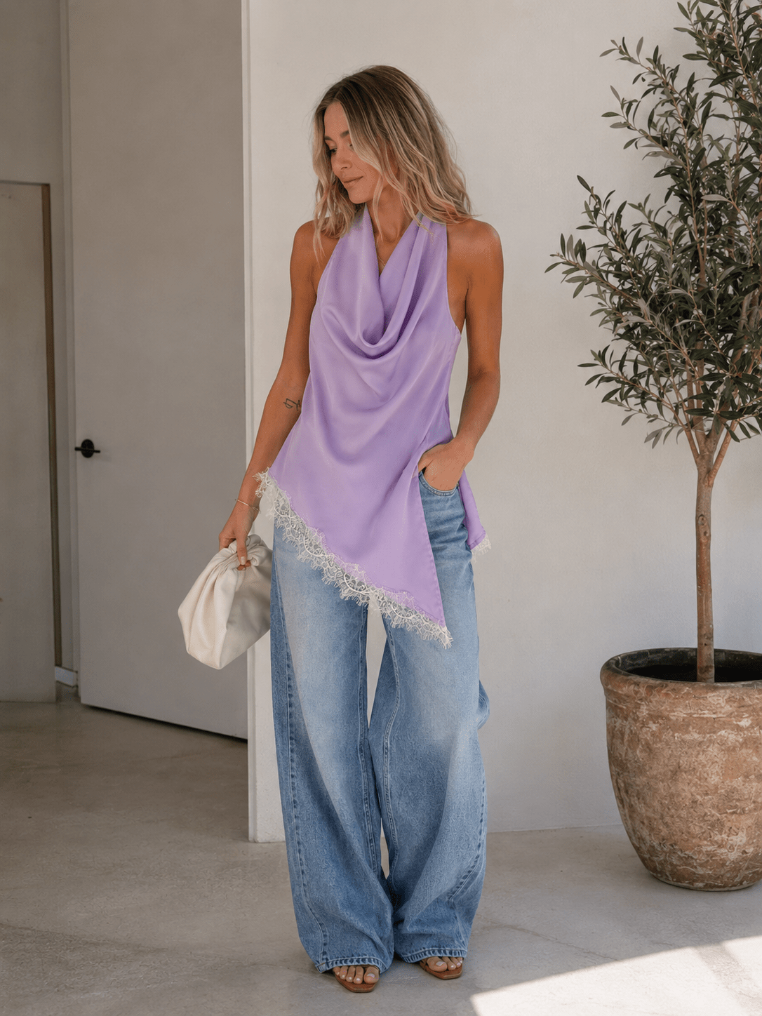 DREAMY DAYS HALTER TOP - Esther Penn