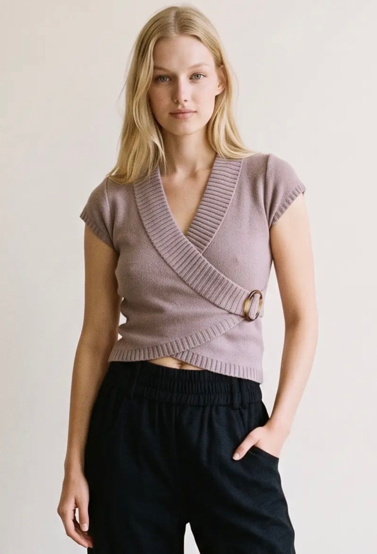 Mocha Wrap Top