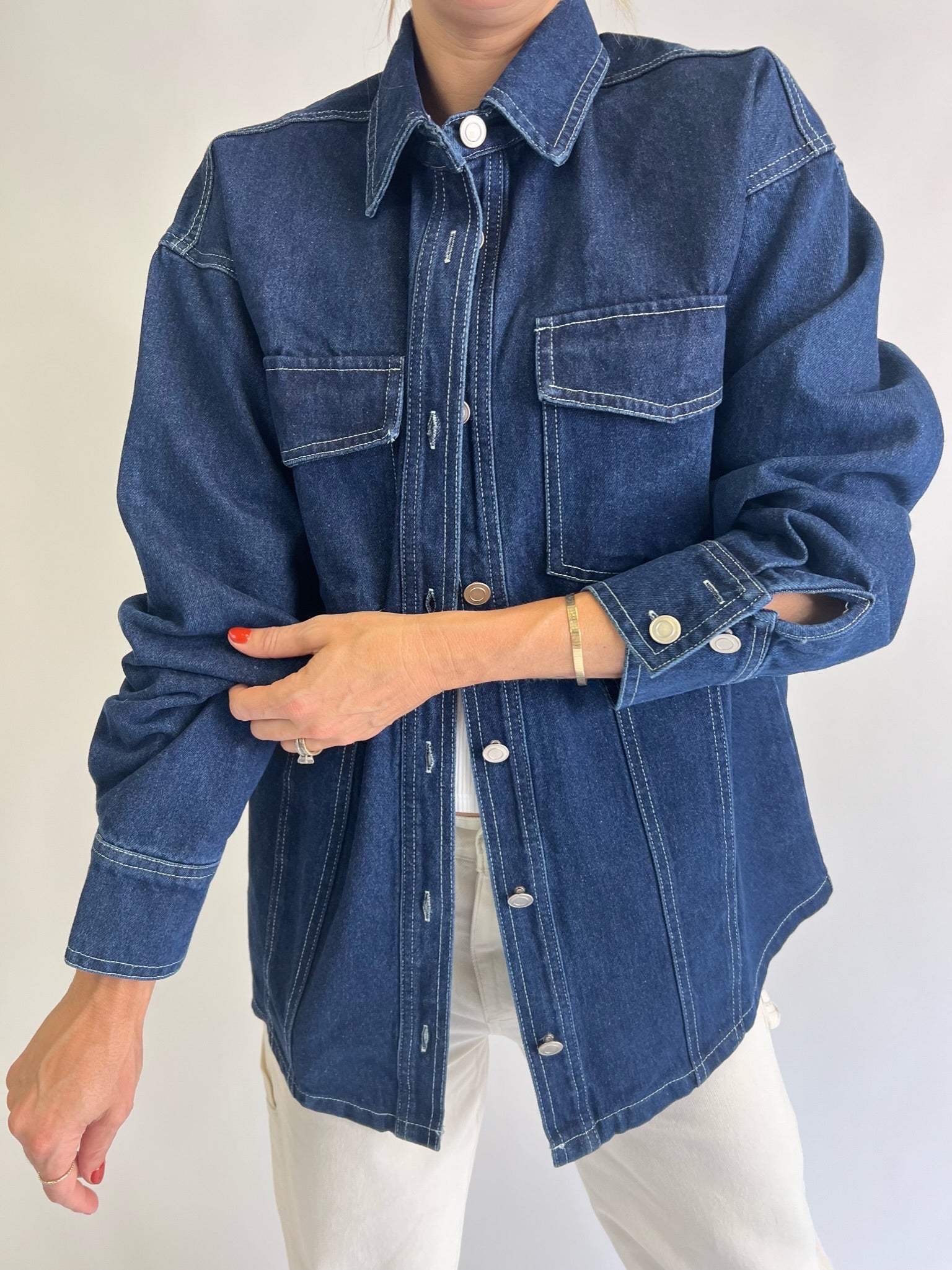 THE PARKER DENIM TOP