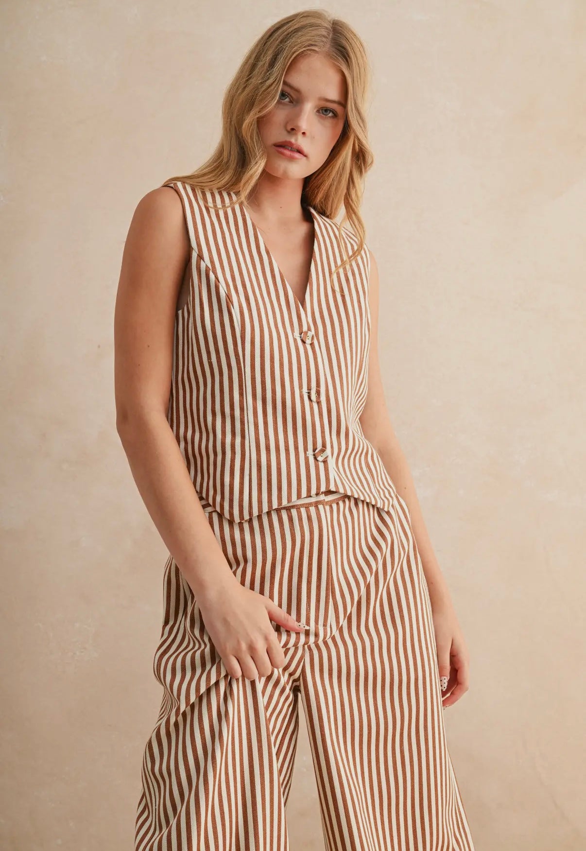CAMDEN STRIPED PANTS