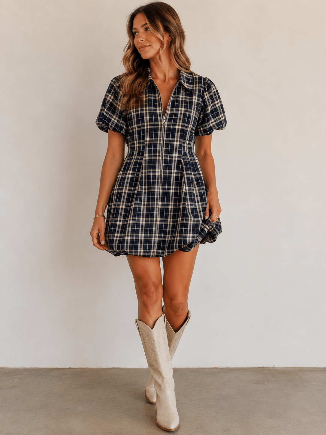 Miranda Blue Mini Dress - Esther Penn