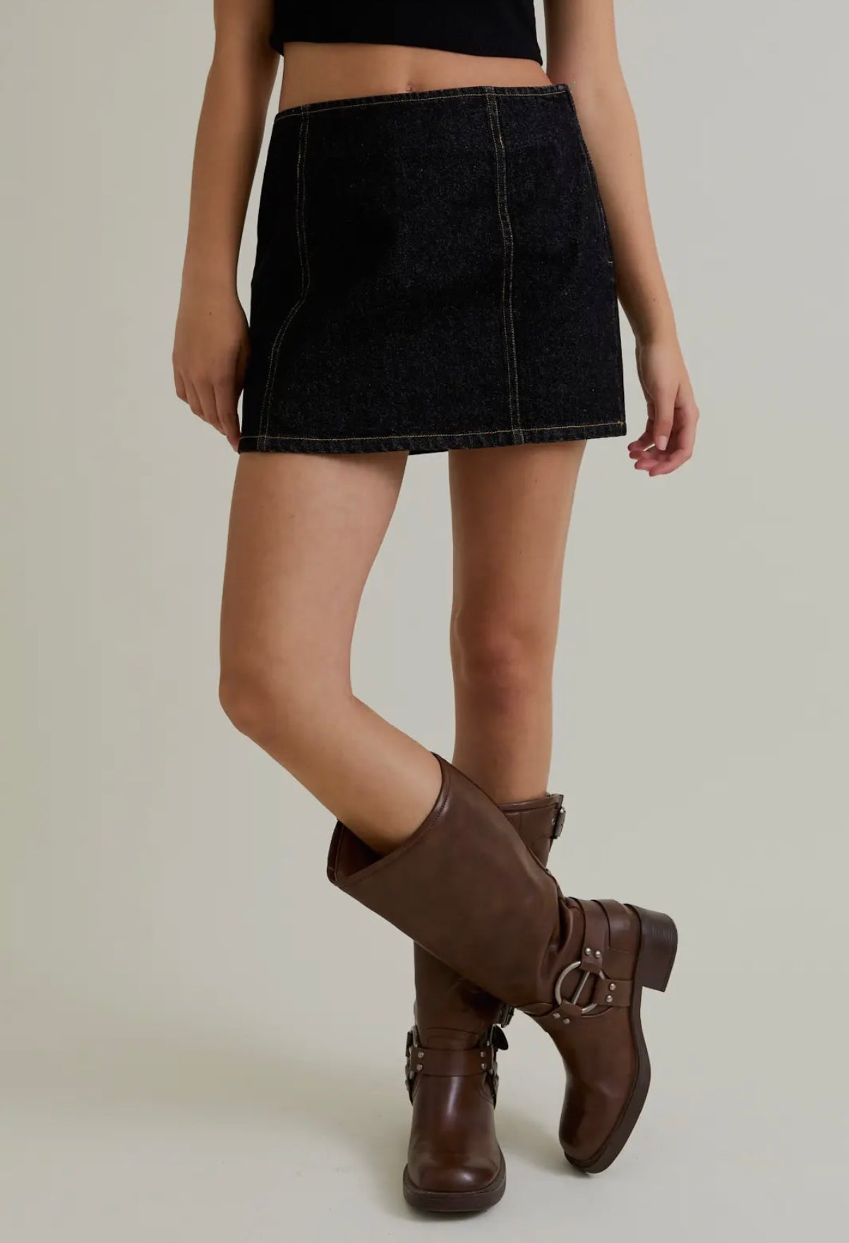 MAVERICK DENIM SKIRT