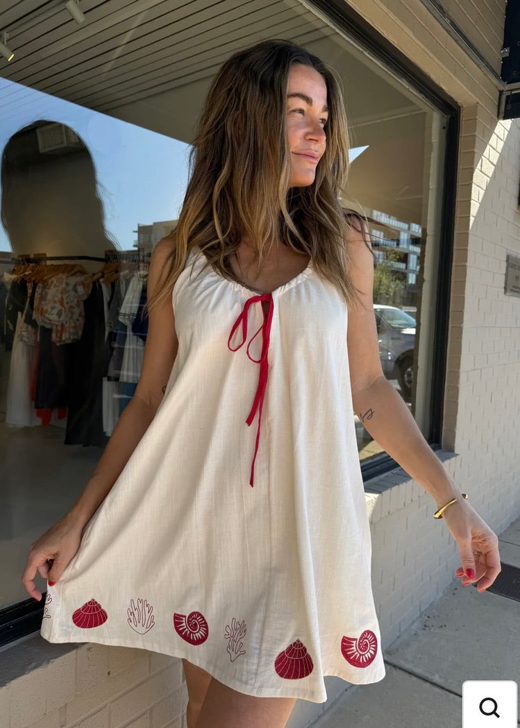 SHE SELLS SEASHELLS MINI DRESS