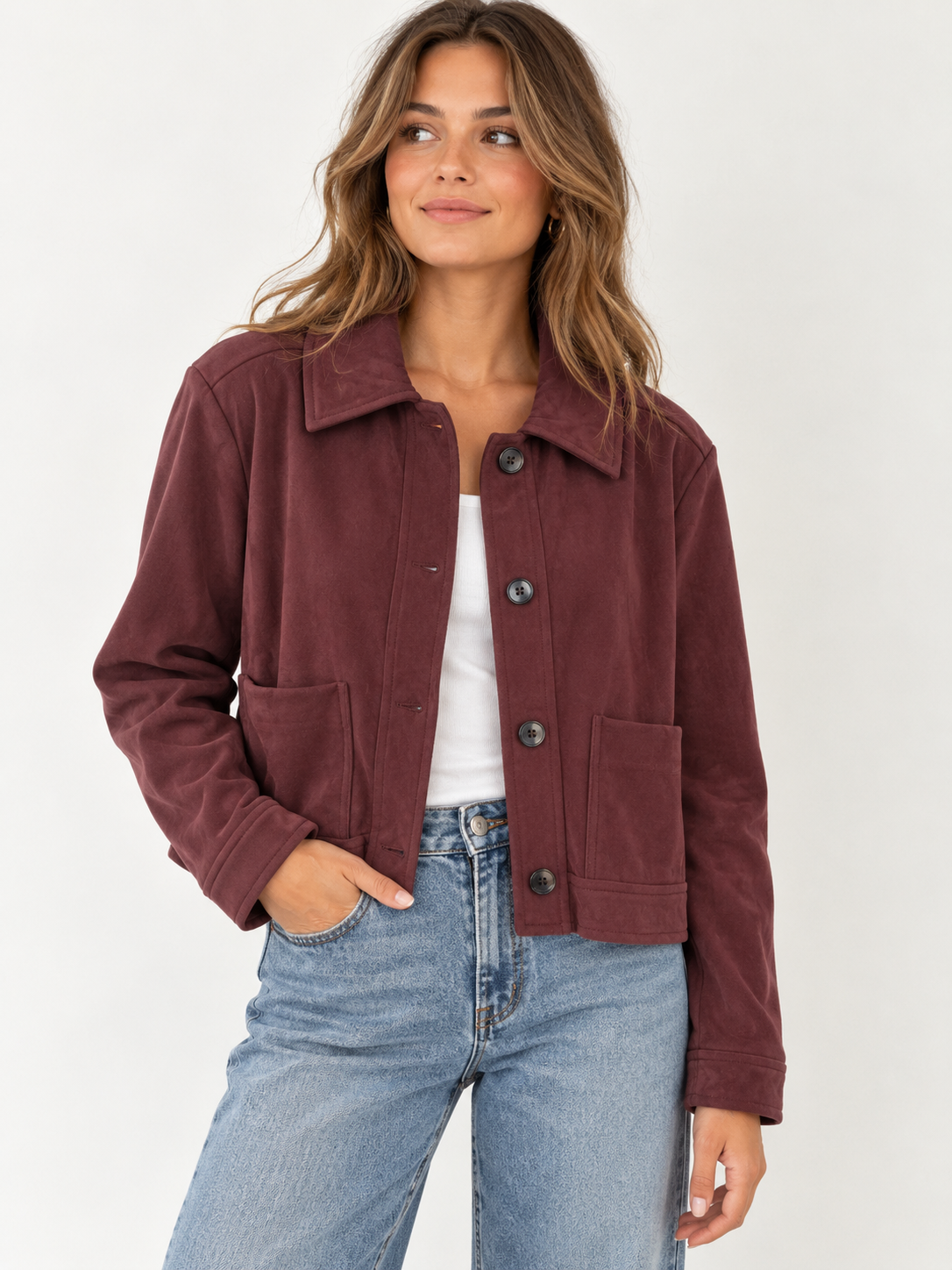 Burgundy Jacket