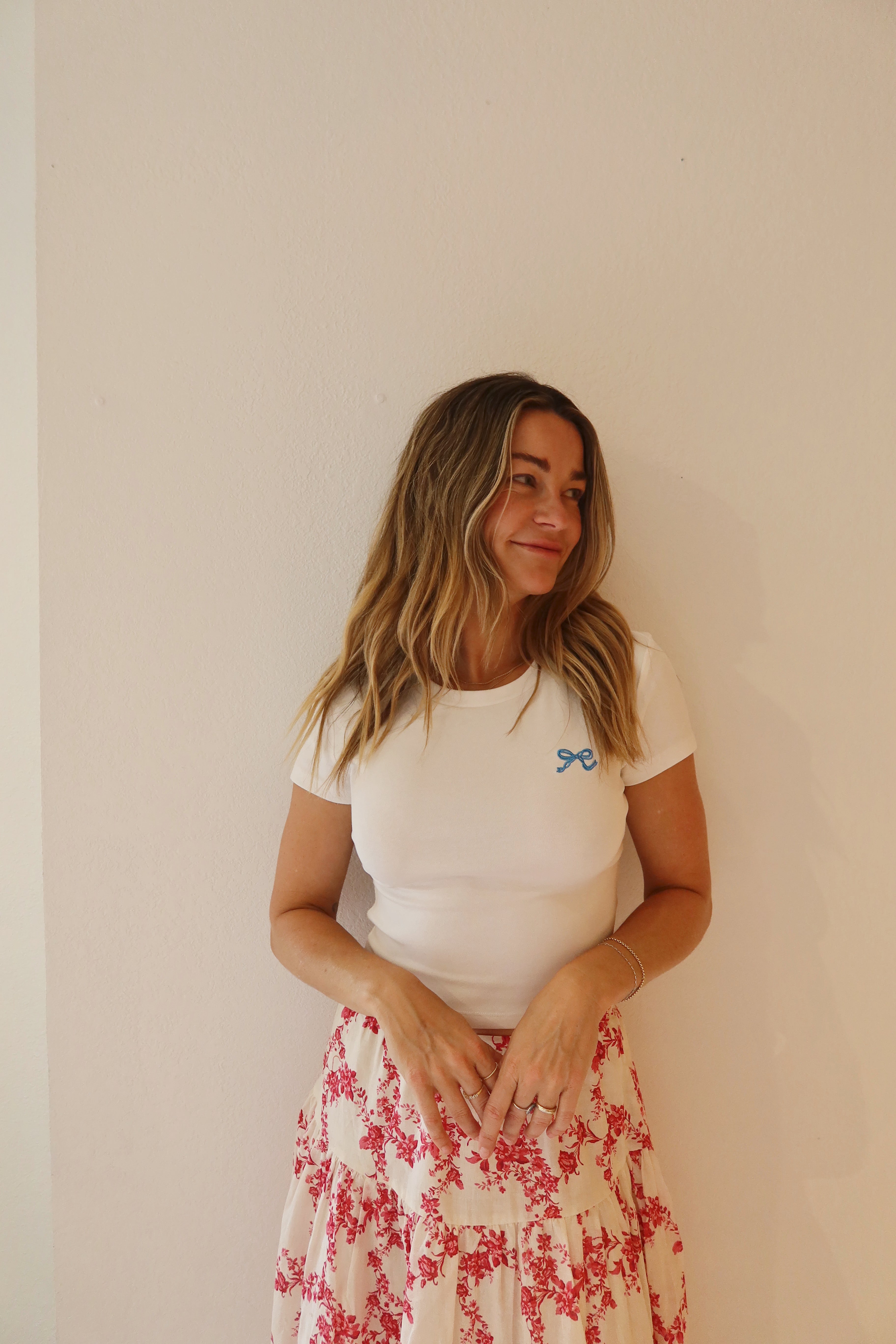 QUINCY BOW TEE