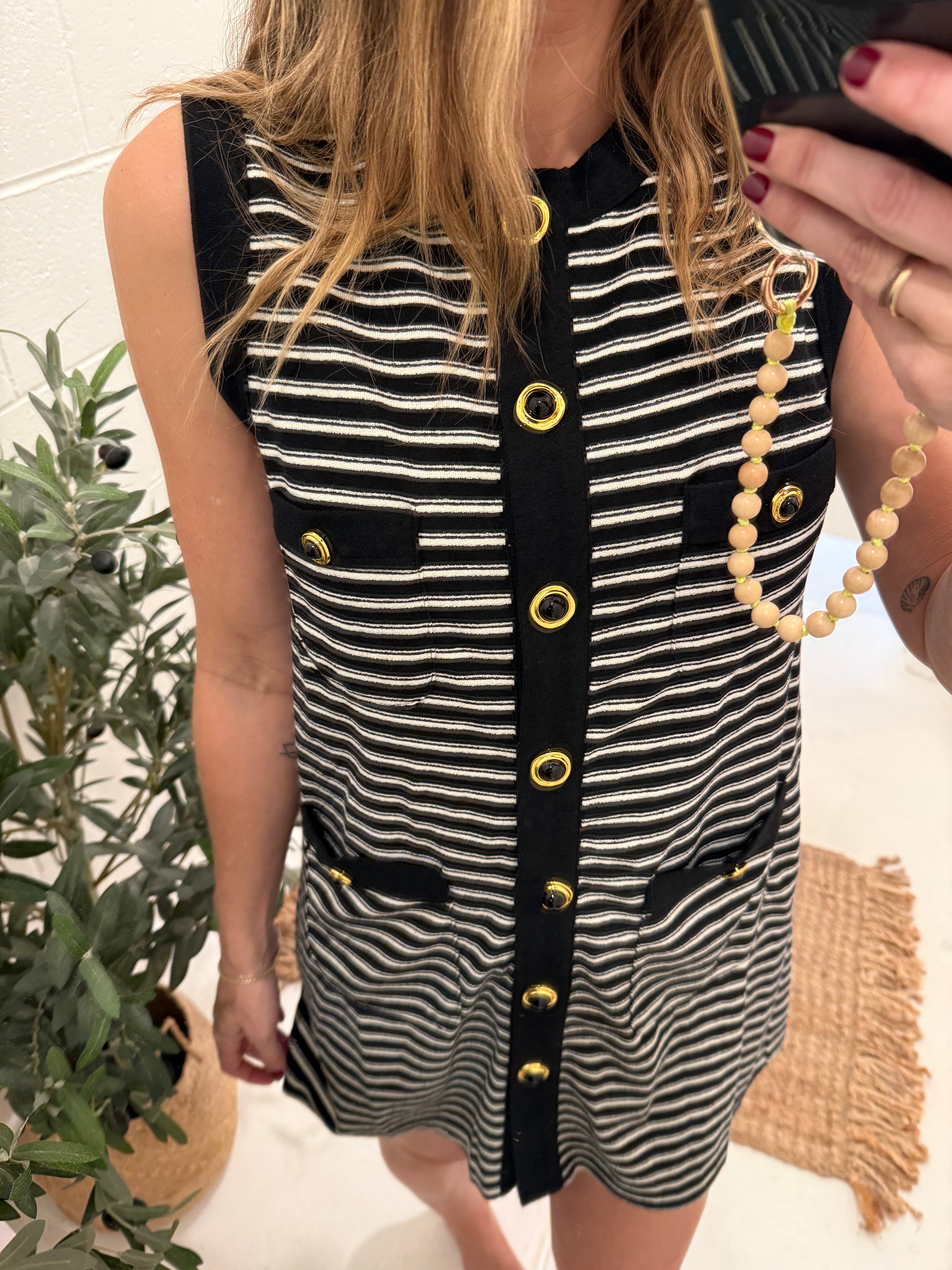 CLARA STRIPED DRESS