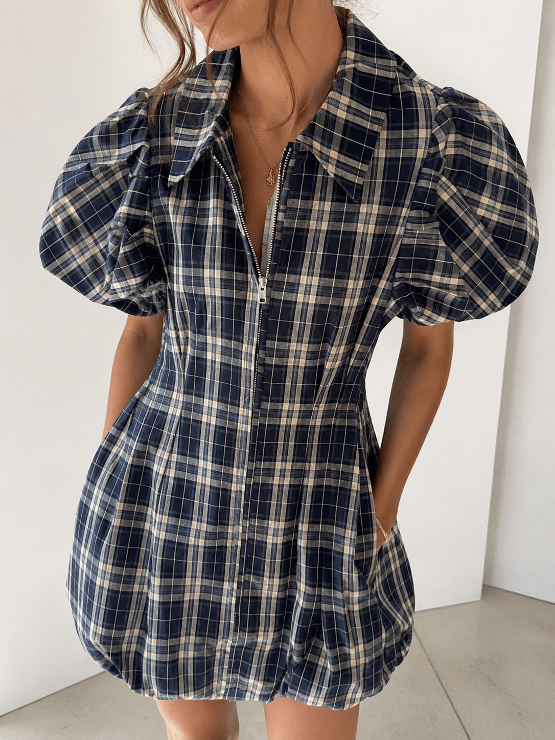 Miranda Blue Mini Dress - Esther Penn