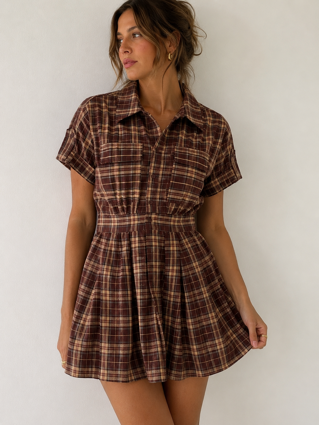 MAD FOR PLAID DRESS