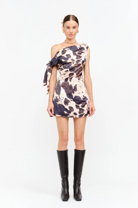 COWPRINT MINI DRESS