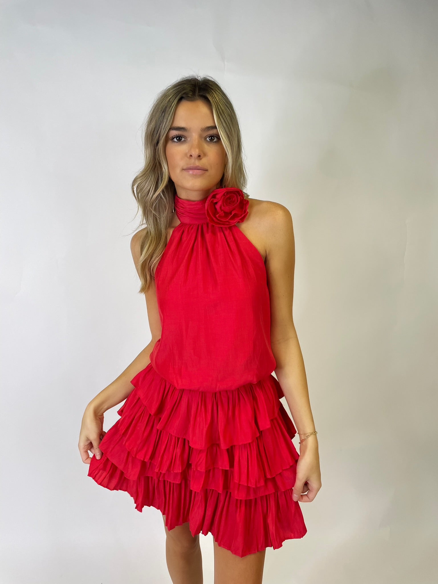 THE BARCELONA ROSE DRESS
