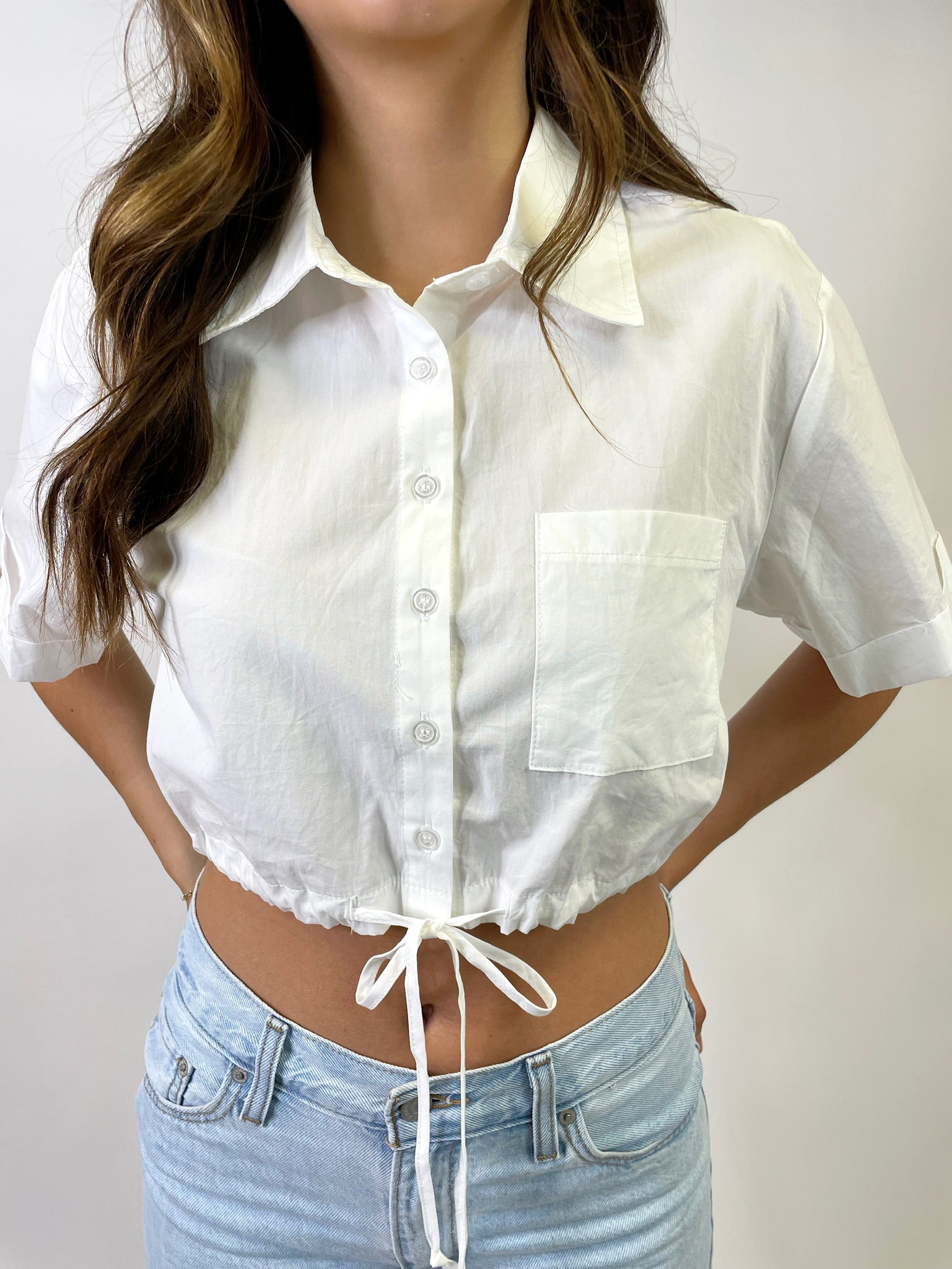 THE VERA CINCHED SHIRT