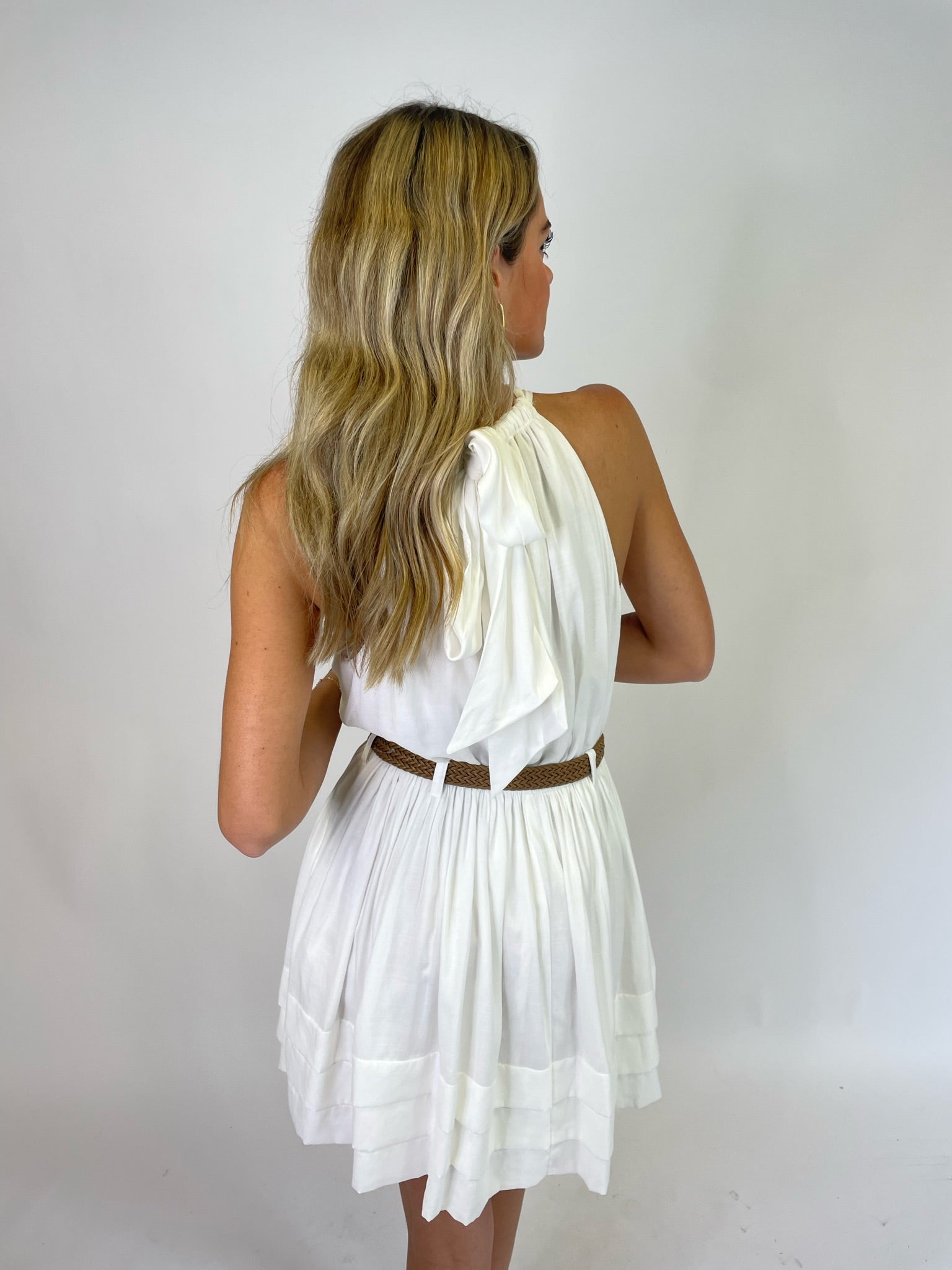 THE GINA BELTED DRESS