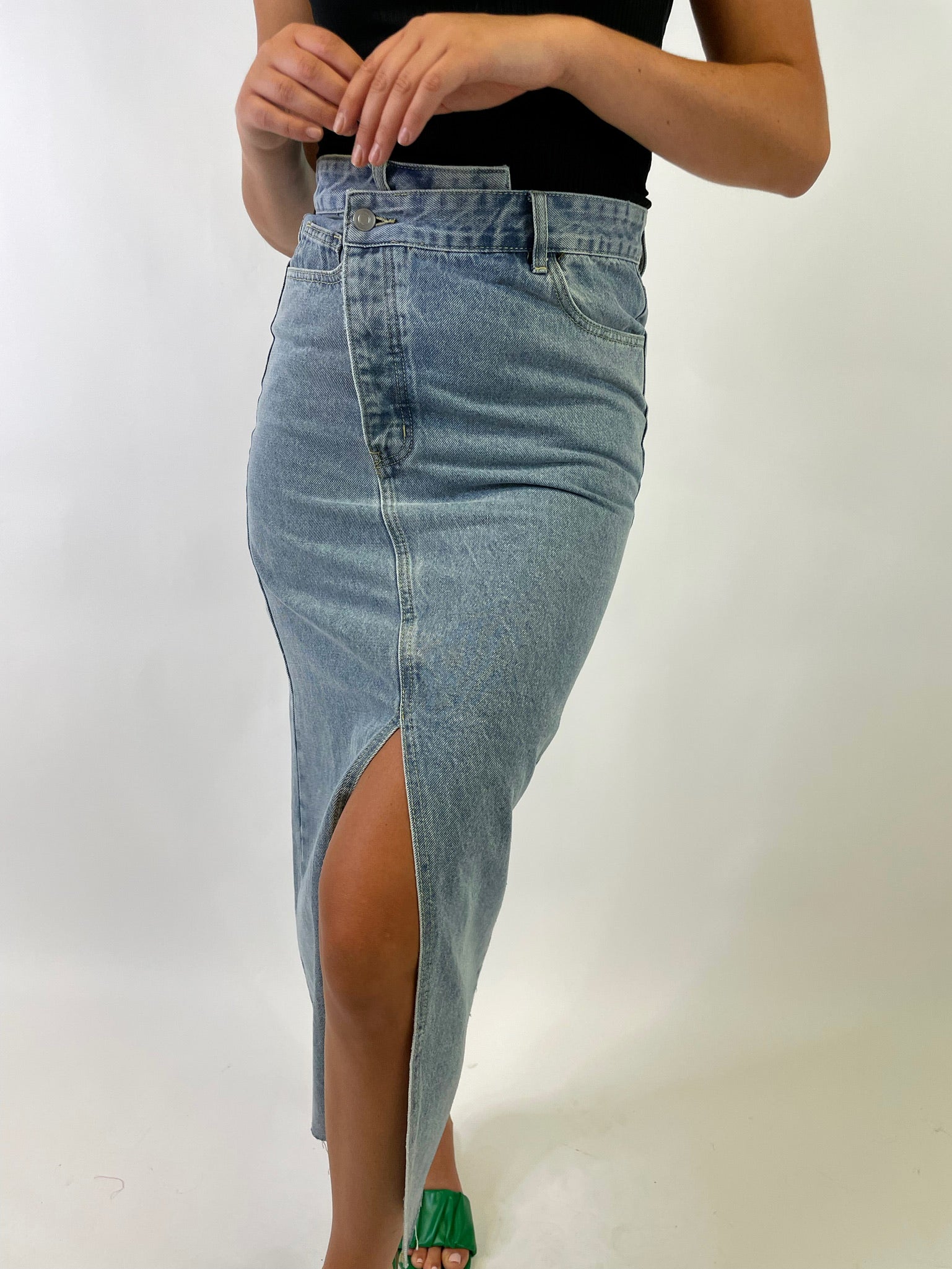 Criss Cross Maxi Skirt