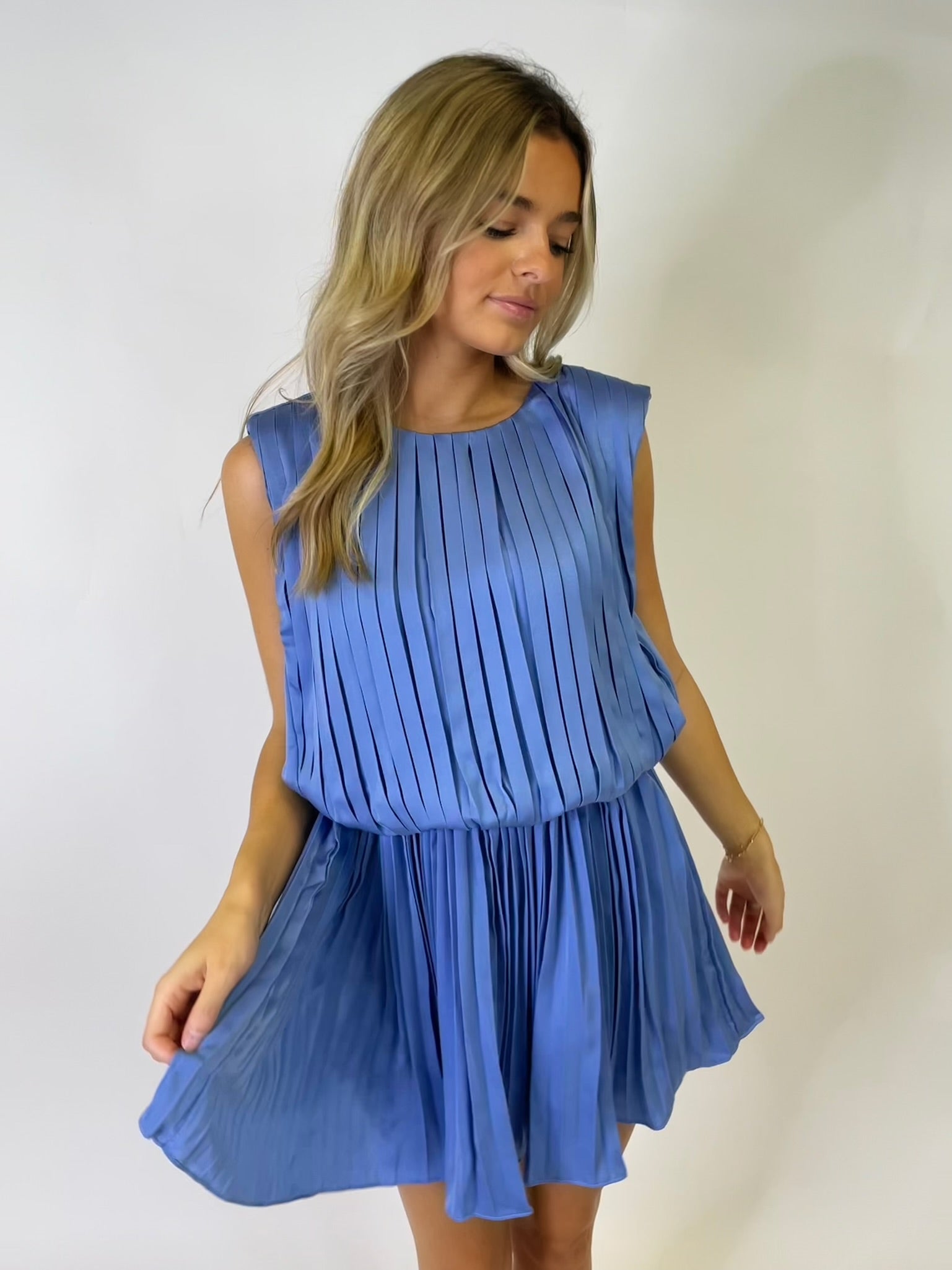 THE EMMY PLEATED ROMPER
