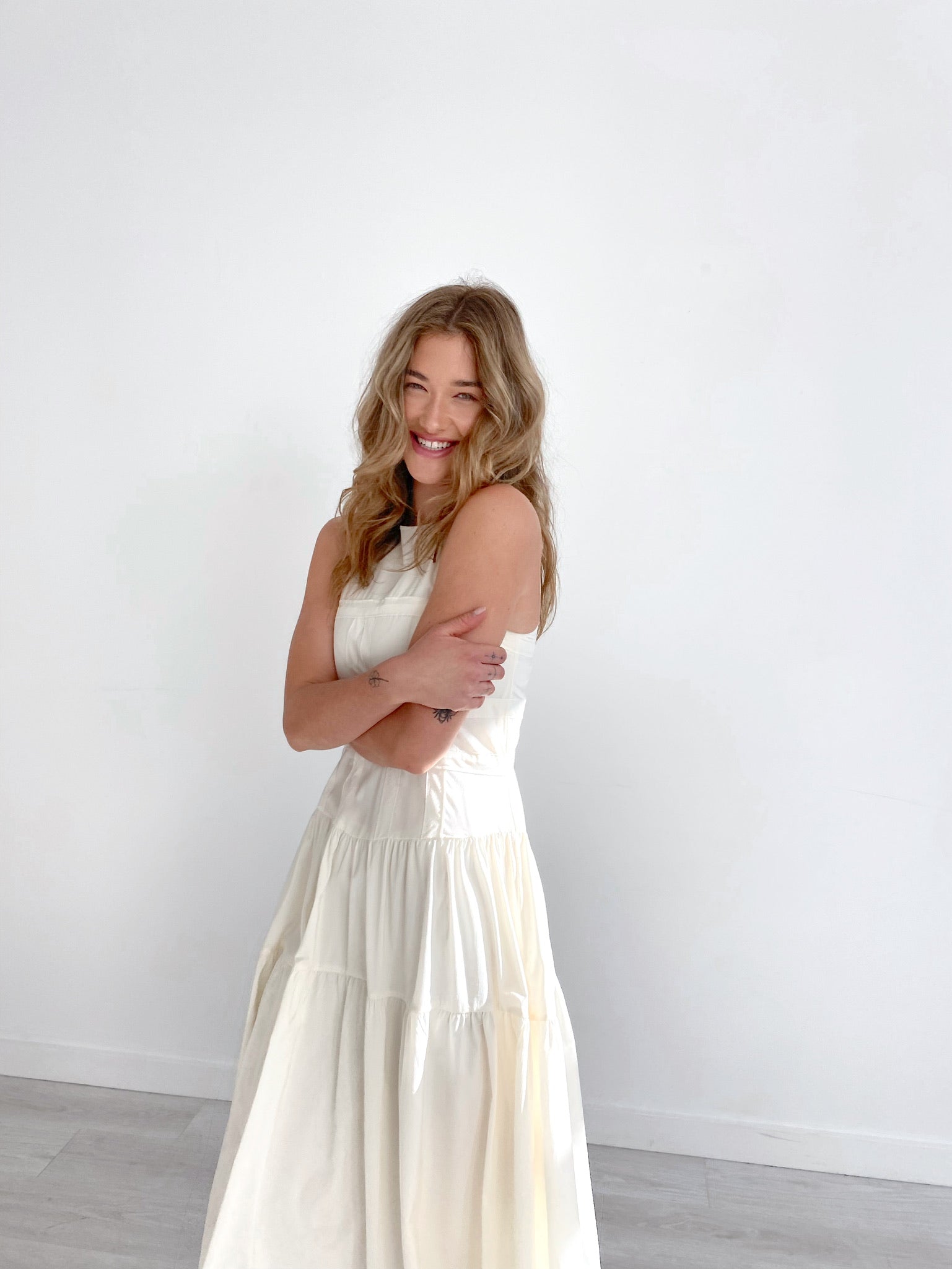 CLEMENTINE CORSET MIDI DRESS