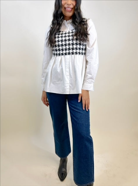 LONESTAR POPLIN BLOUSE