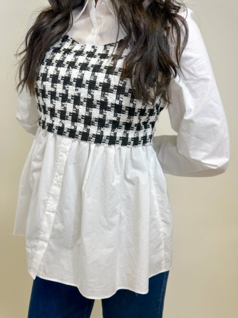 LONESTAR POPLIN BLOUSE
