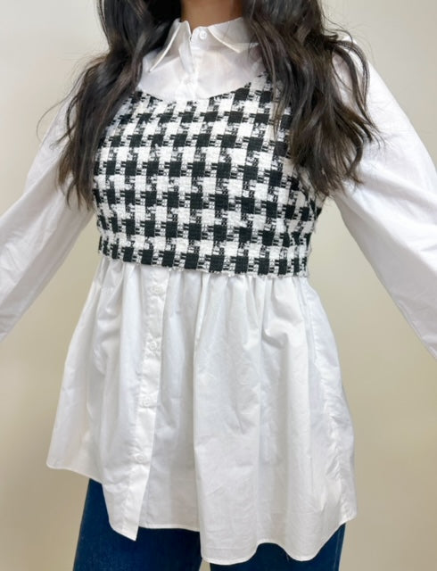 LONESTAR POPLIN BLOUSE