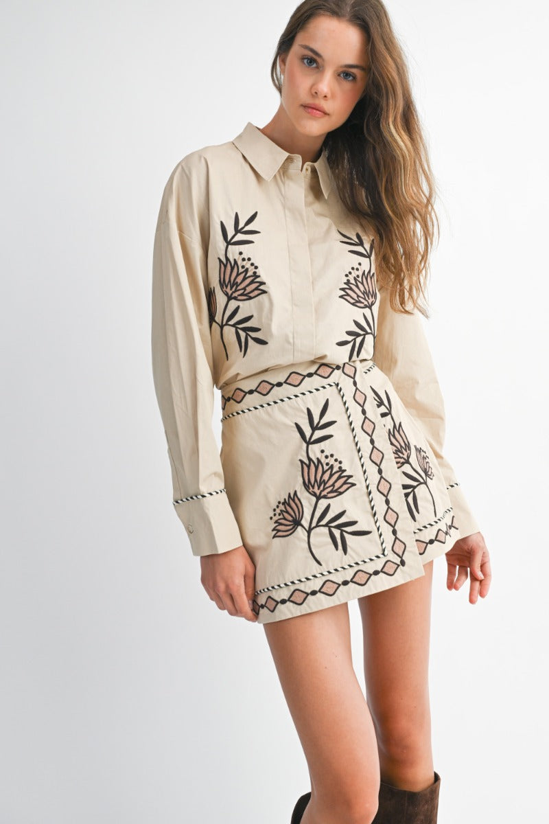 TIME FLIES SKIRT
